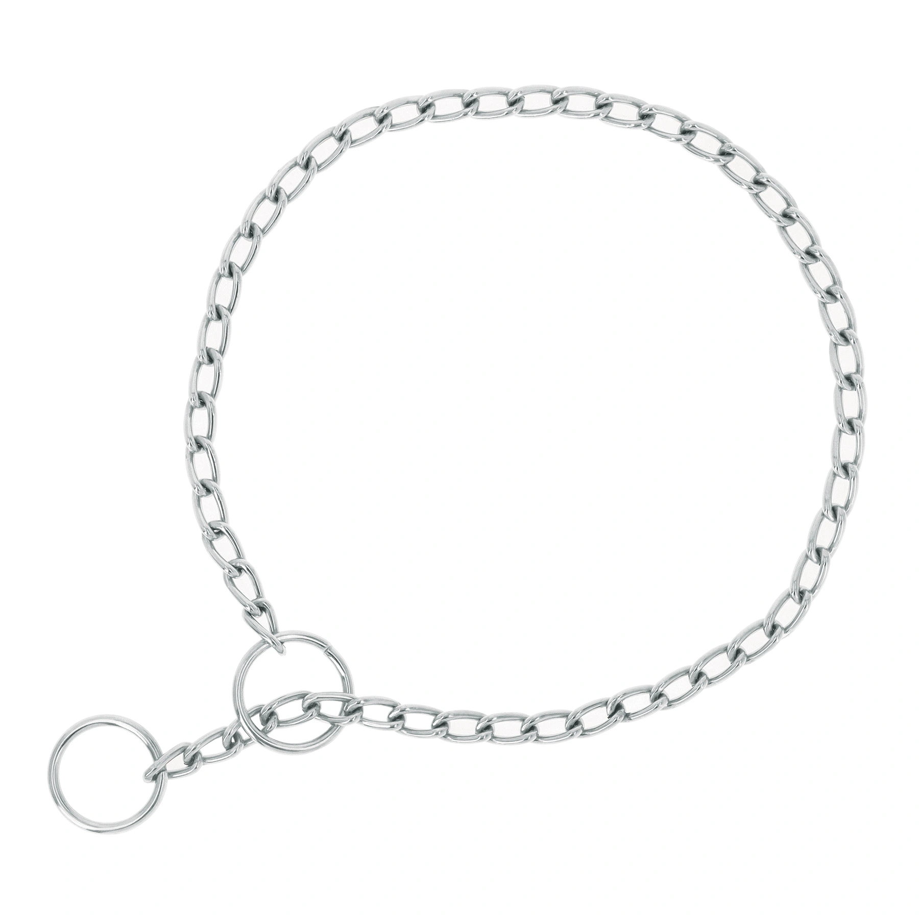 Collar de entrenamiento para perro, 45 cm, eslabón 2 mm