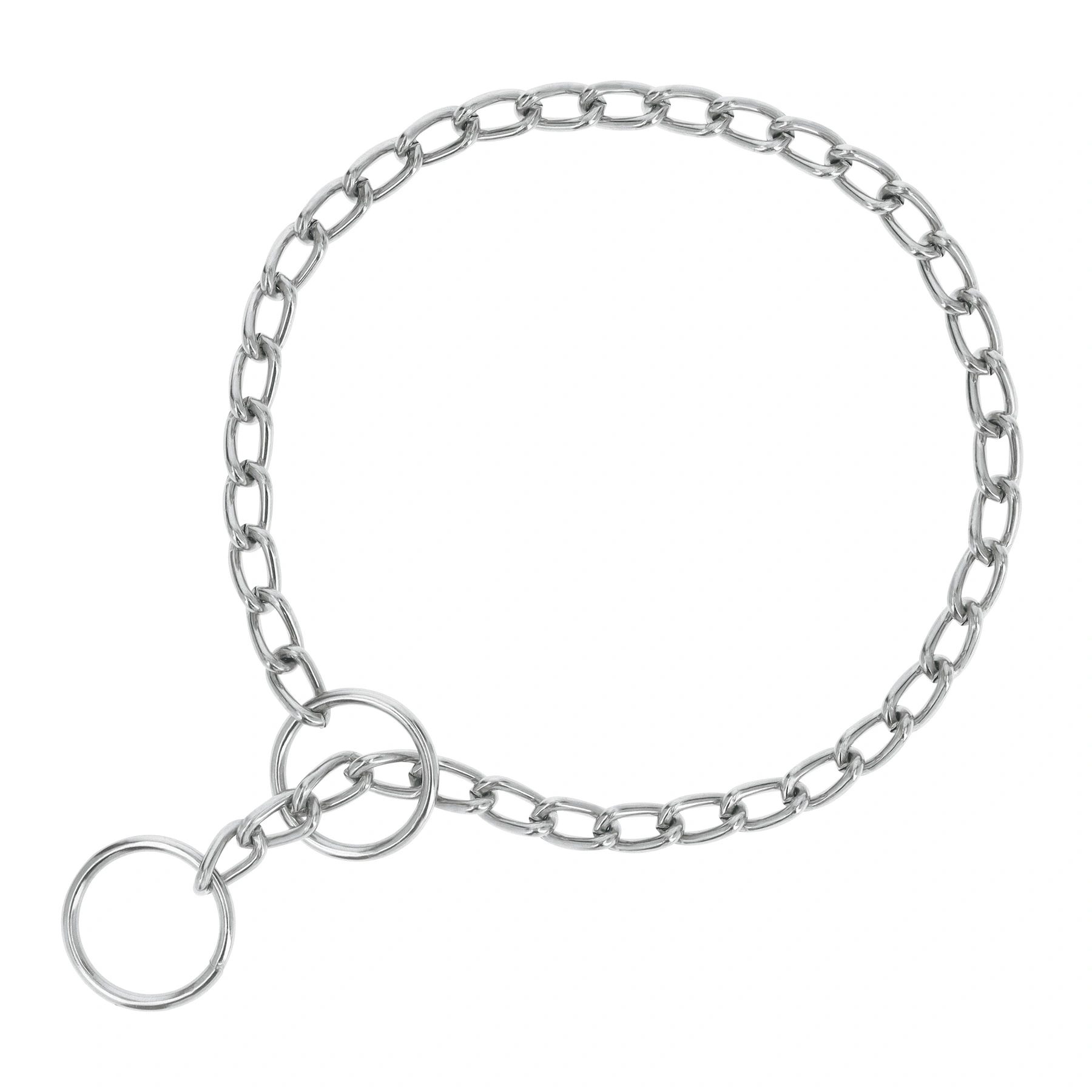 Collar de entrenamiento para perro, 45 cm, eslabón 2.5 mm