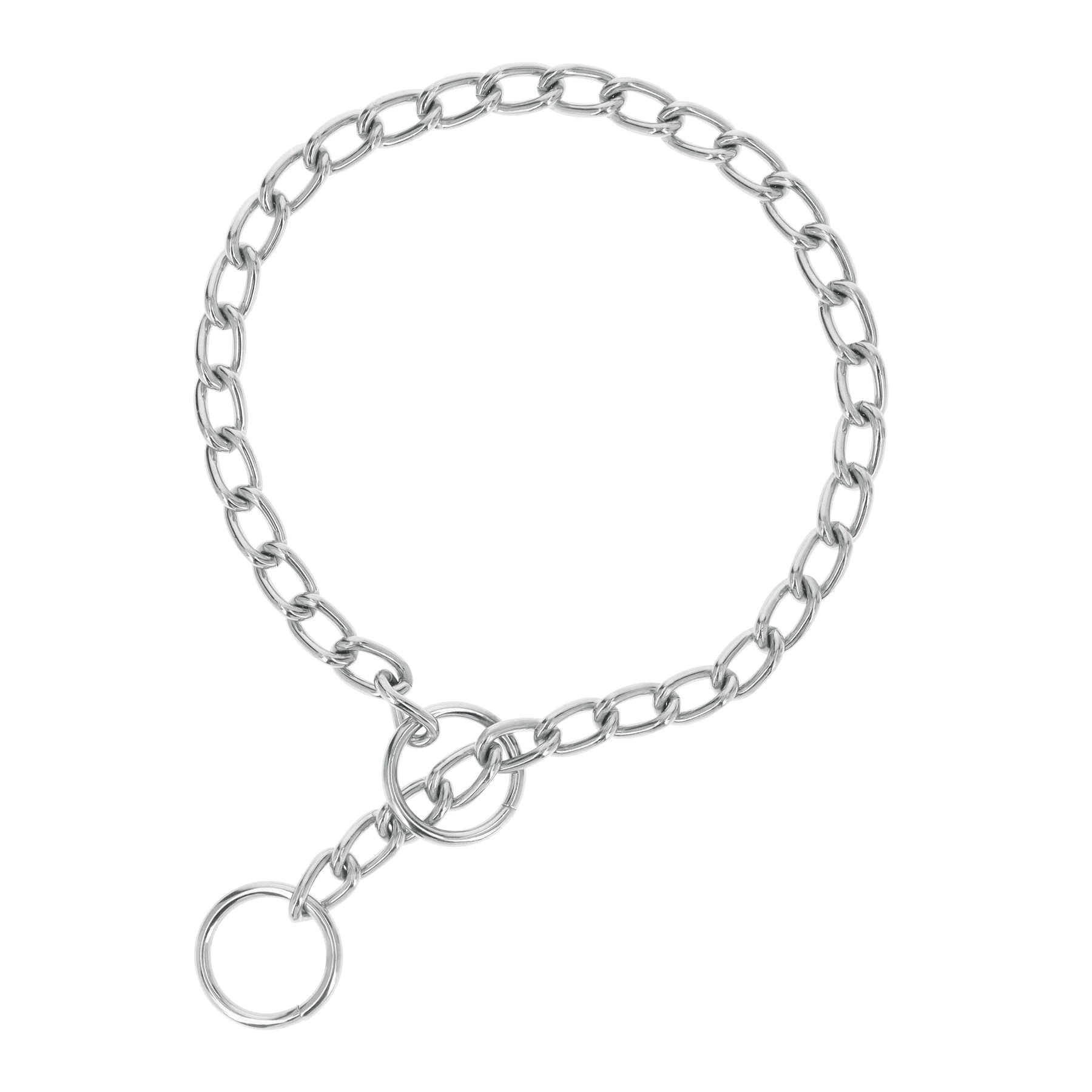 Collar de entrenamiento para perro, 50 cm, eslabón de 3 mm