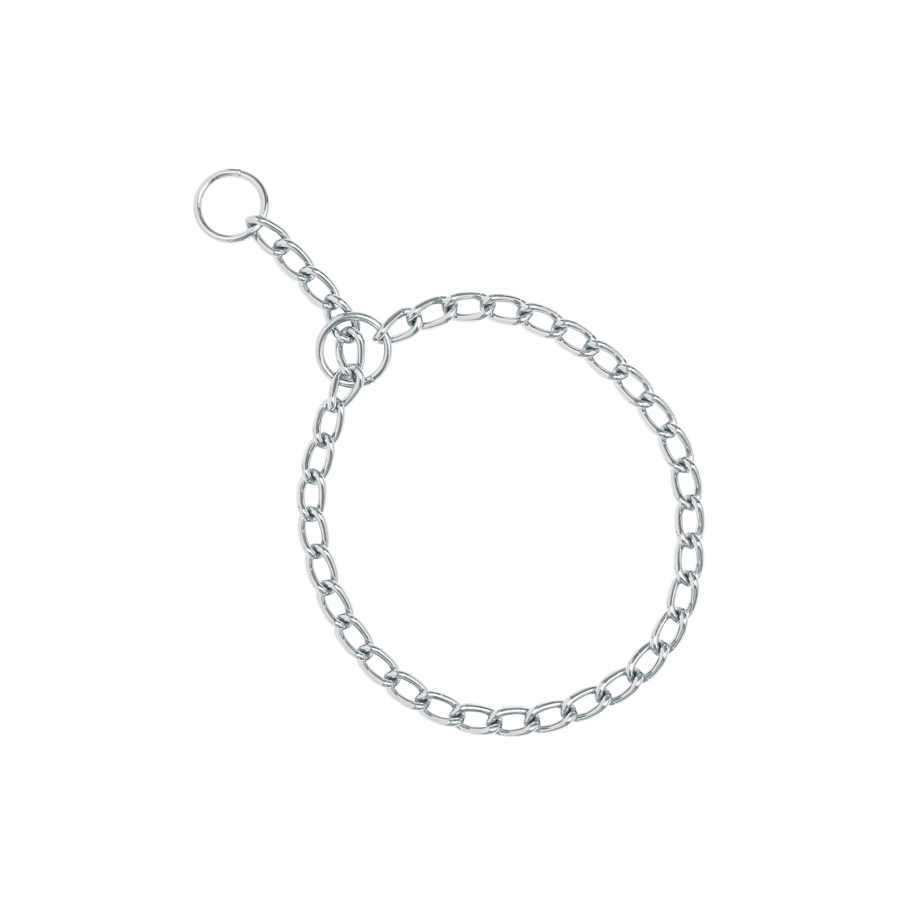Collar de entrenamiento para perro, 60 cm, eslabón de 4 mm