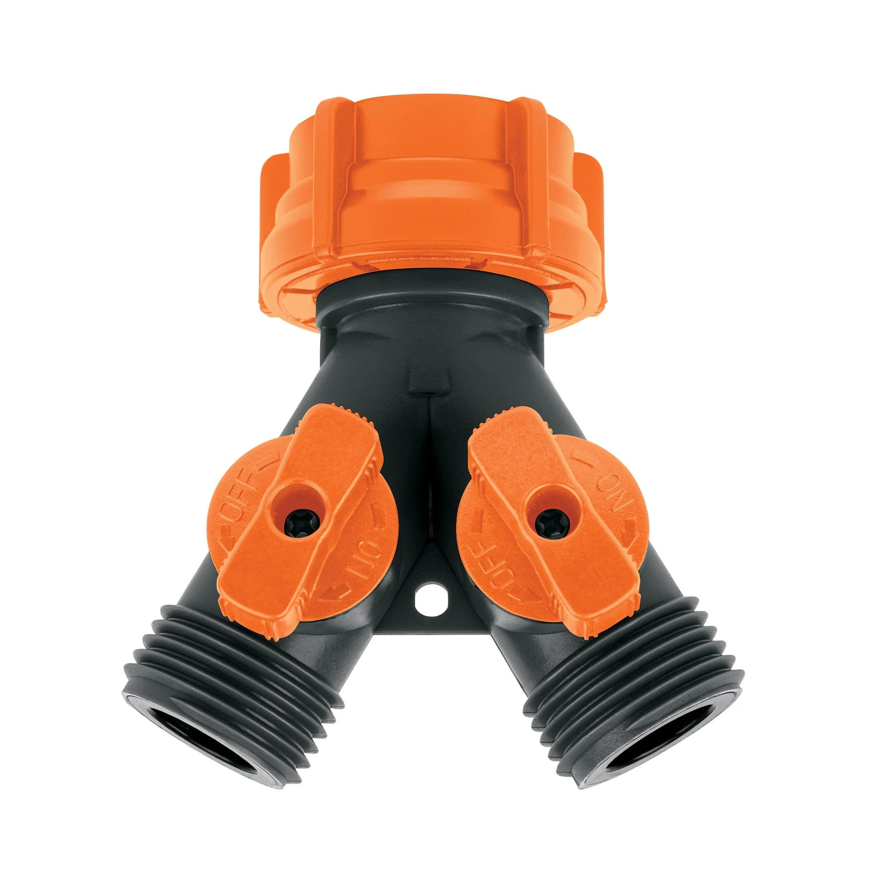 Conector 'Y' 3/4' plástico con tuerca móvil p/manguera