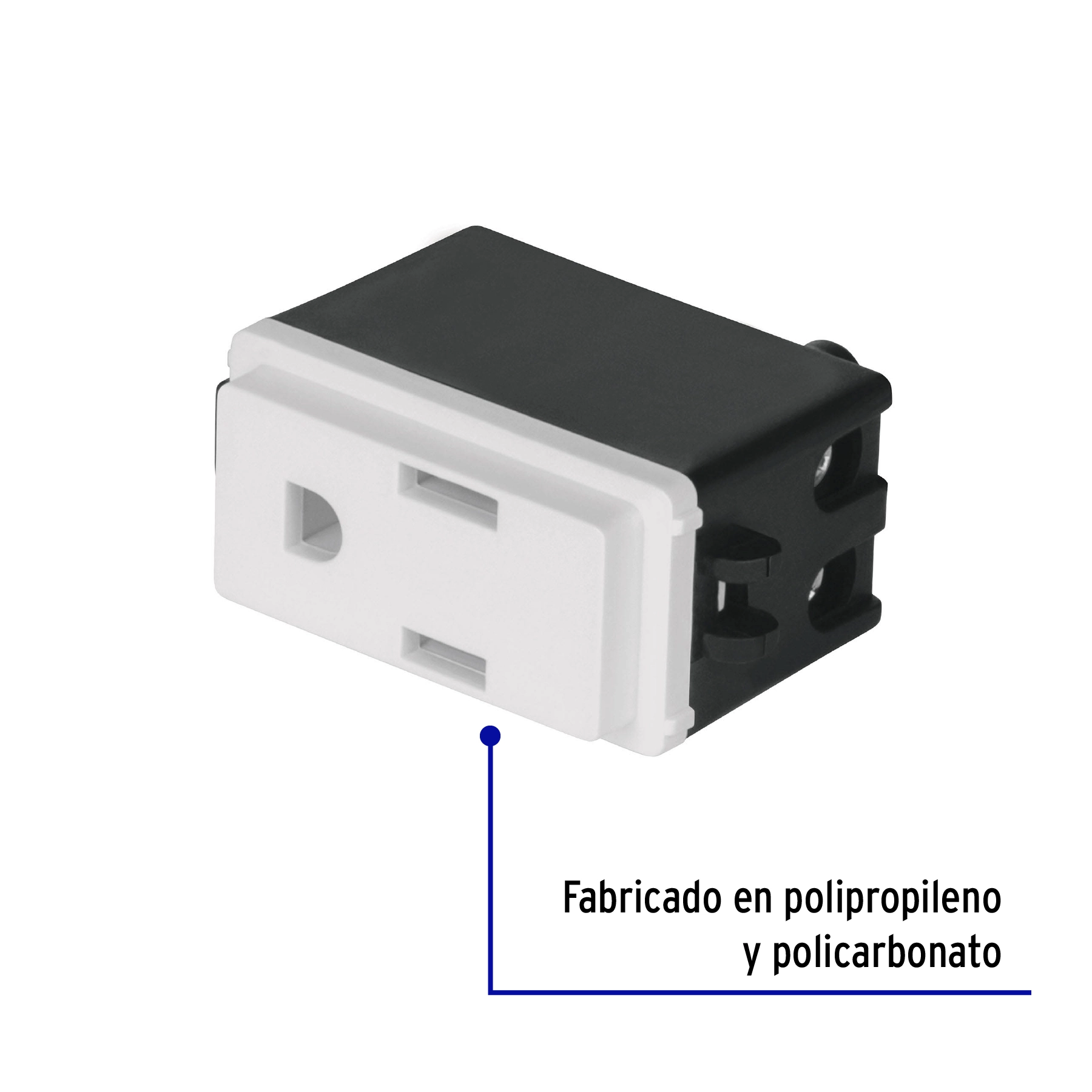 Contacto 2 polos + tierra, VOLTECK BASIC