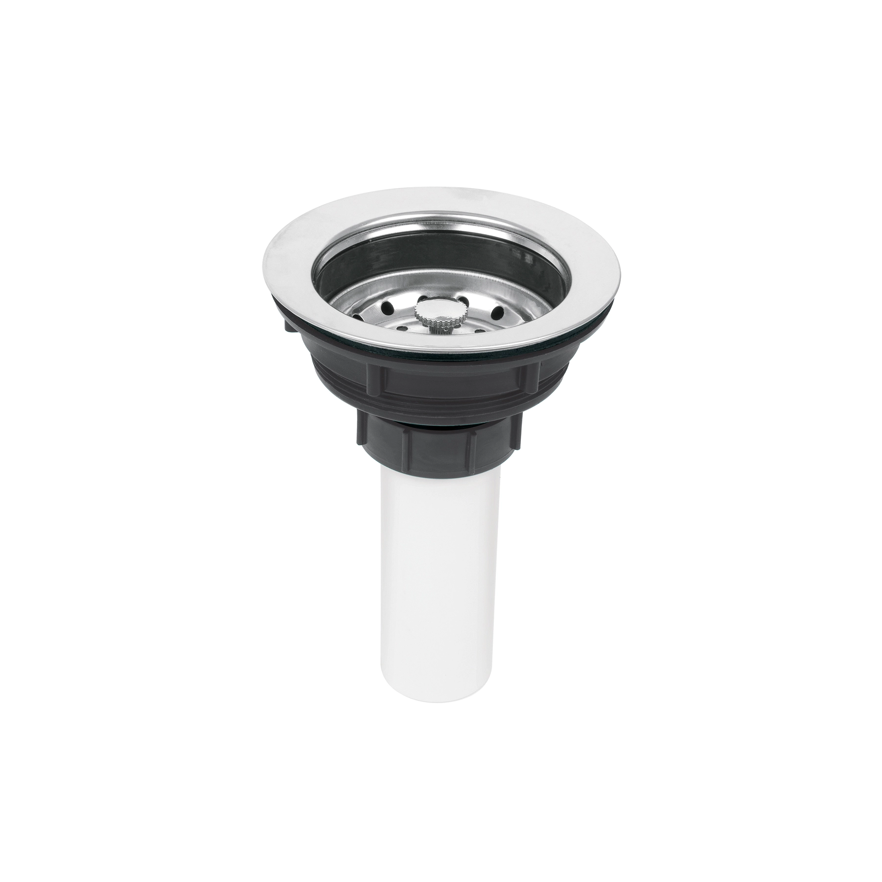 Contracanasta 3-1/2' inox, tubo plástico, FOSET