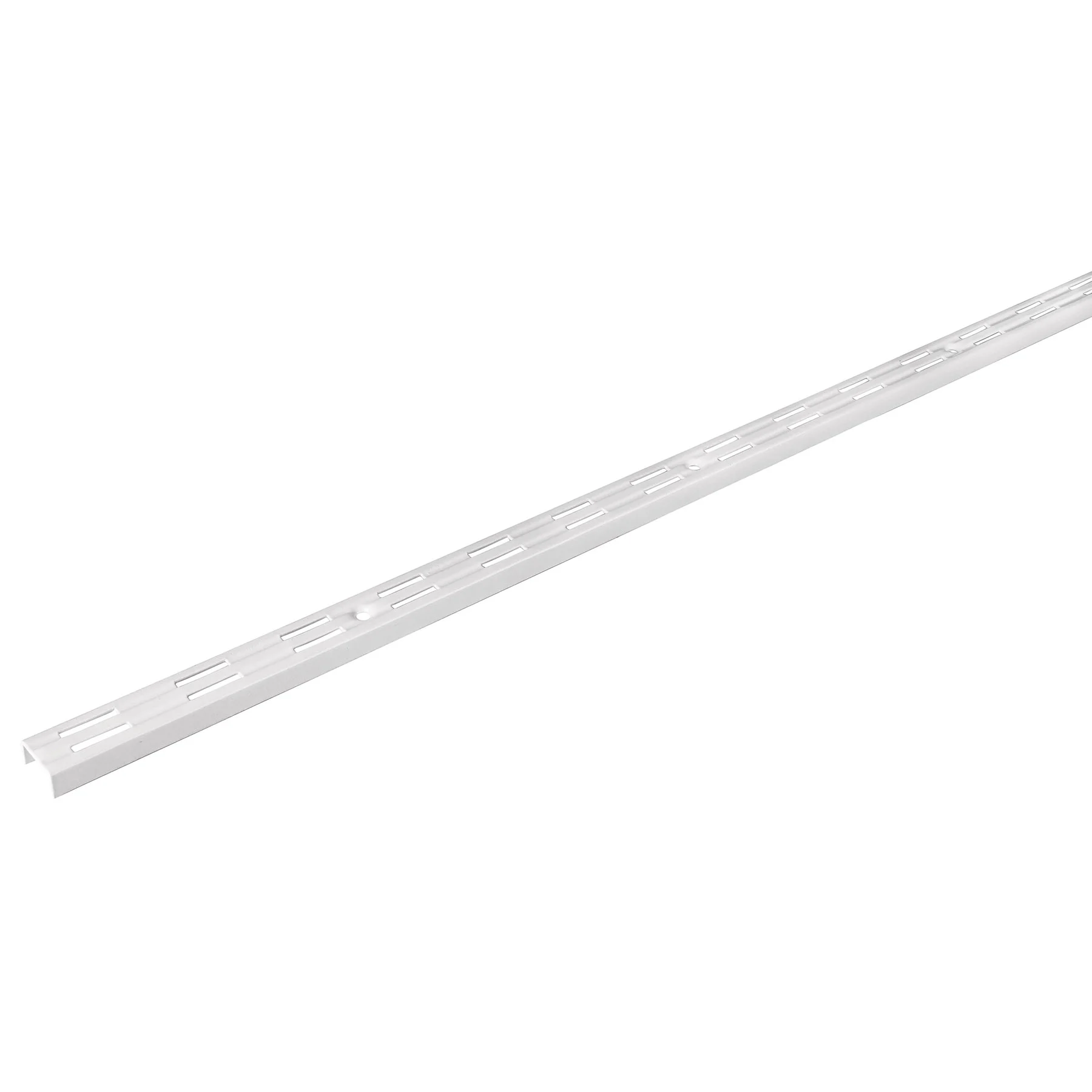 Cremallera doble blanca para ménsulas planas, 1.5m, FIERO