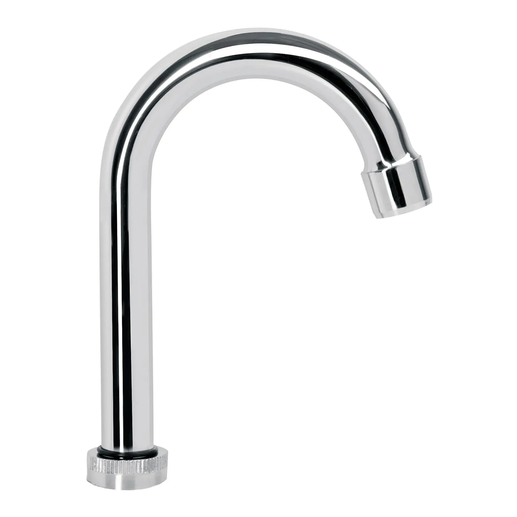 Cuello tipo bar para mezcladora de lavabo, cromo, BASIC