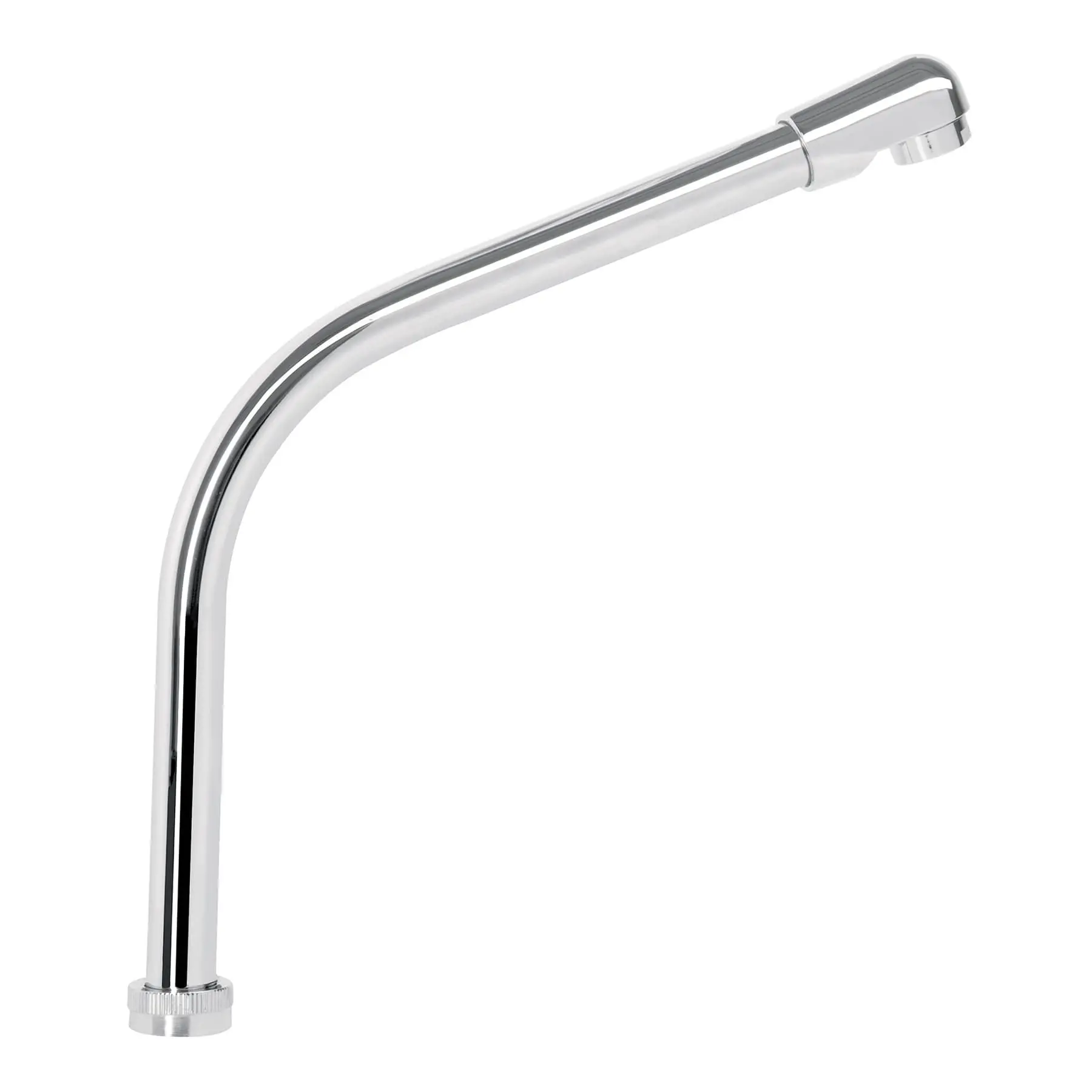Cuello tipo cobra para mezcladora de fregadero, cromo, BASIC