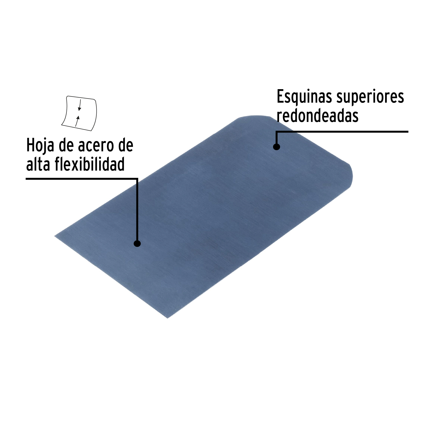 Cuña de 4' x 3' sin mango, bolsa con 20 piezas, PRETUL