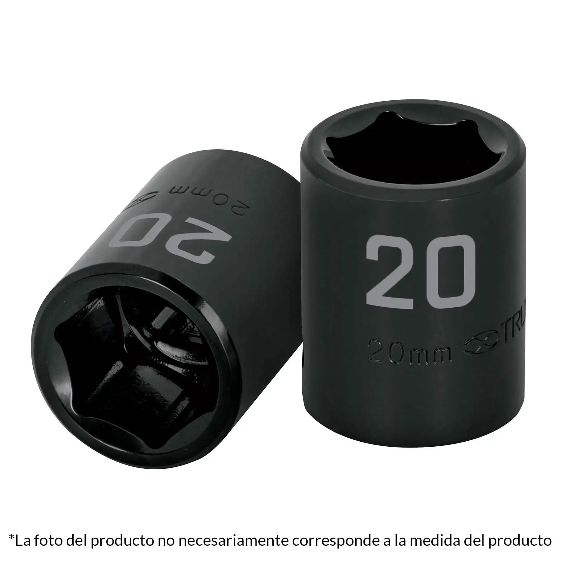 Dado cuadro 1/2' de impacto 6 puntas de 12 mm, TRUPER