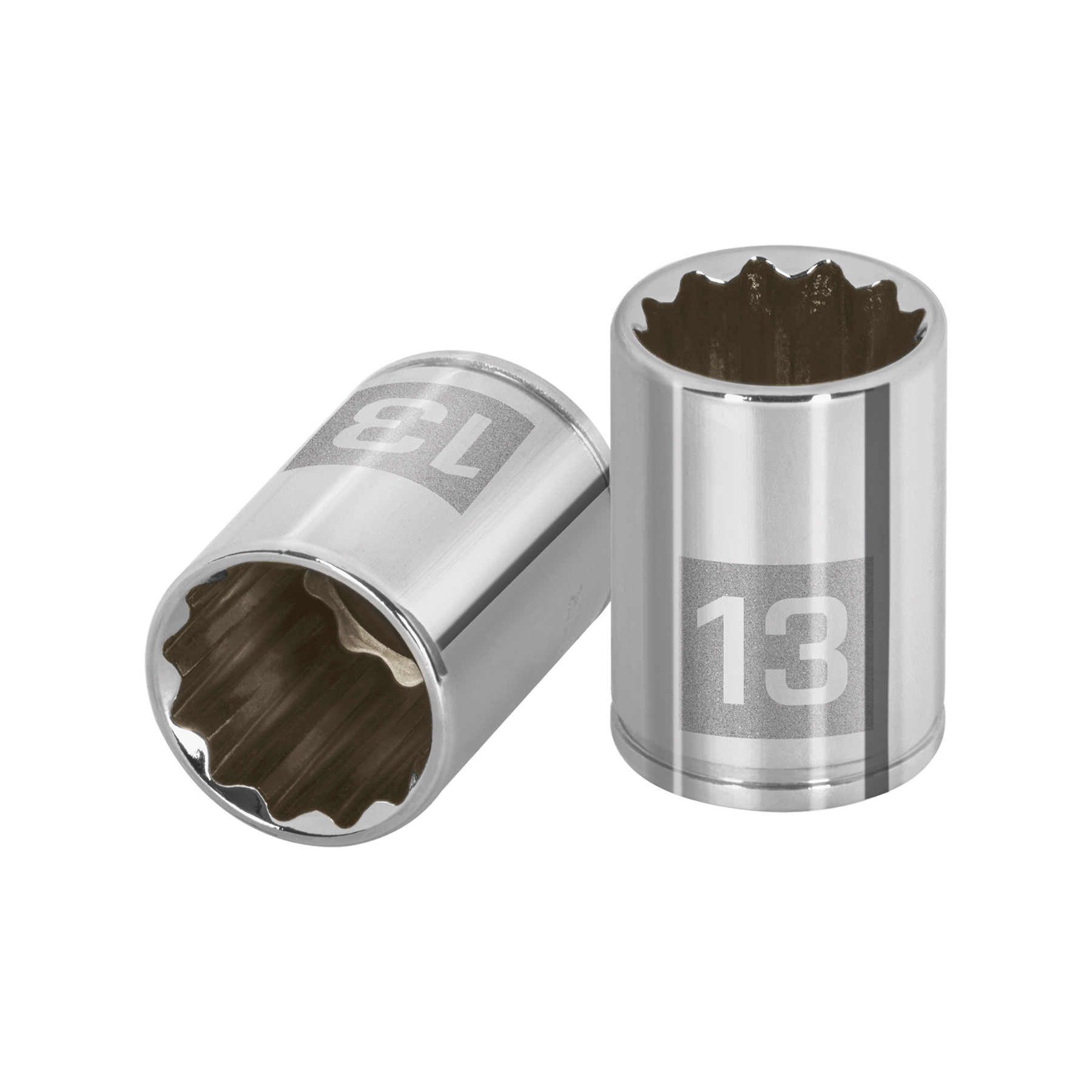 Dado de 13 mm, 12 puntas, cuadro 1/4', TRUPER