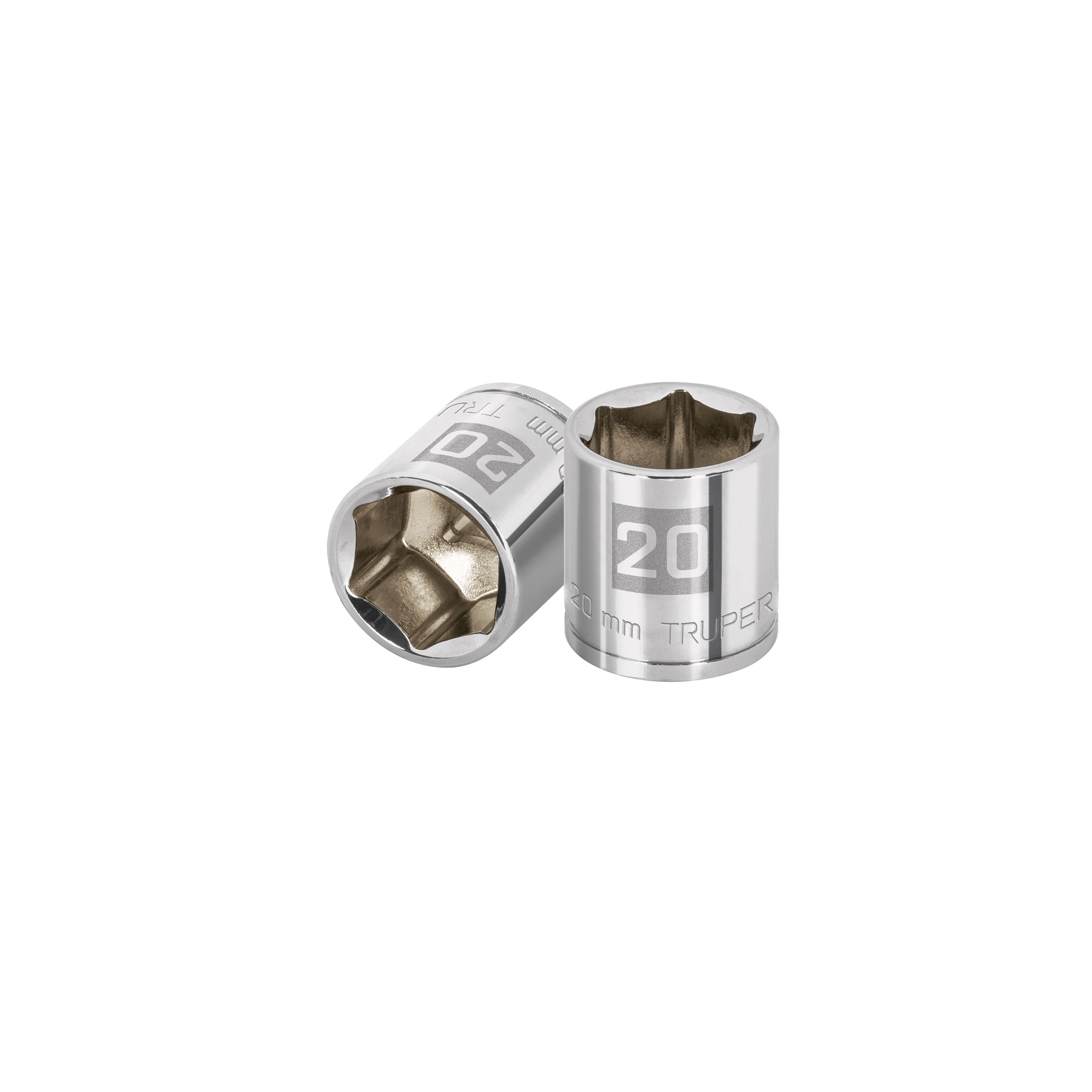 Dado de 20 mm, 6 puntas, cuadro 3/8', TRUPER