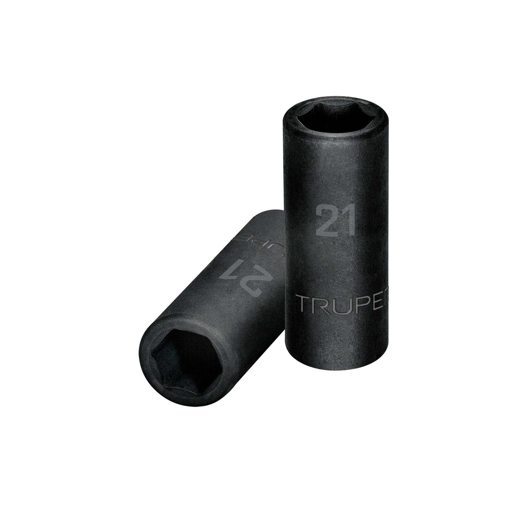 Dado largo cuadro 1/2' de impacto 6 puntas de 21 mm, TRUPER