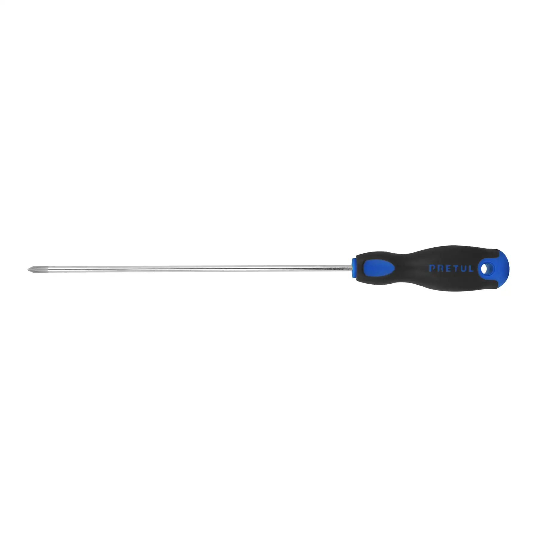 Desarmador de cruz 1/8' x 4' mango Comfort Grip, PRETUL