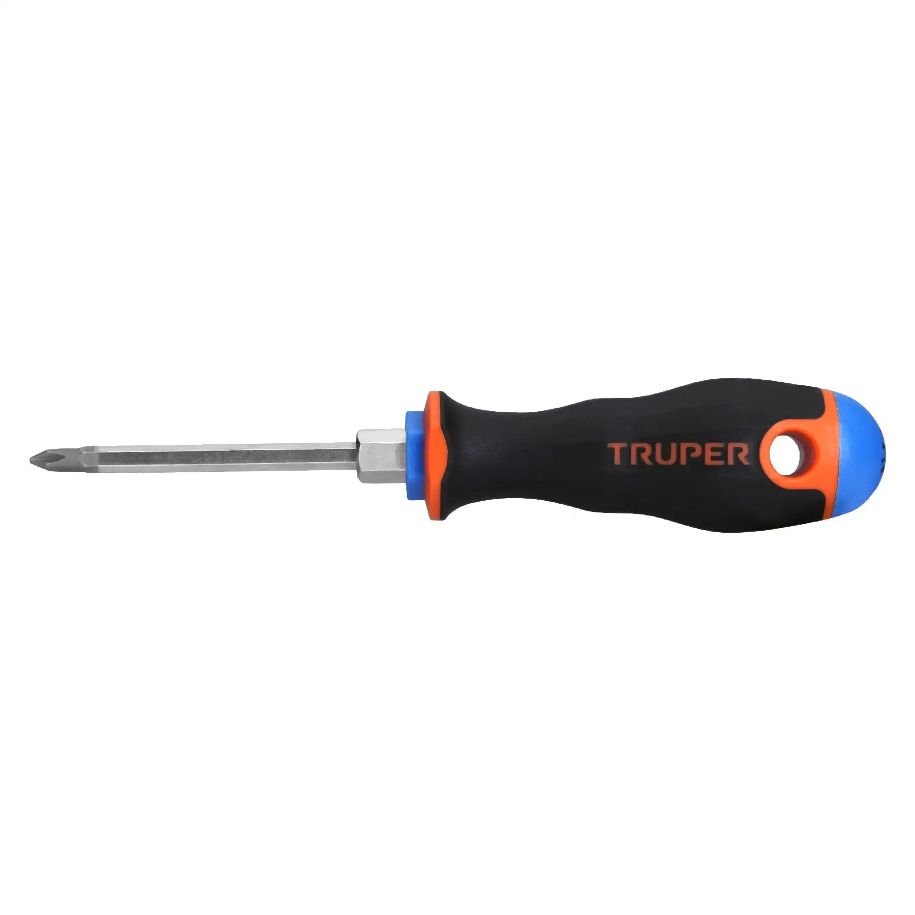 Desarmador de cruz 3/16' x 3' mango Comfort Grip, TRUPER