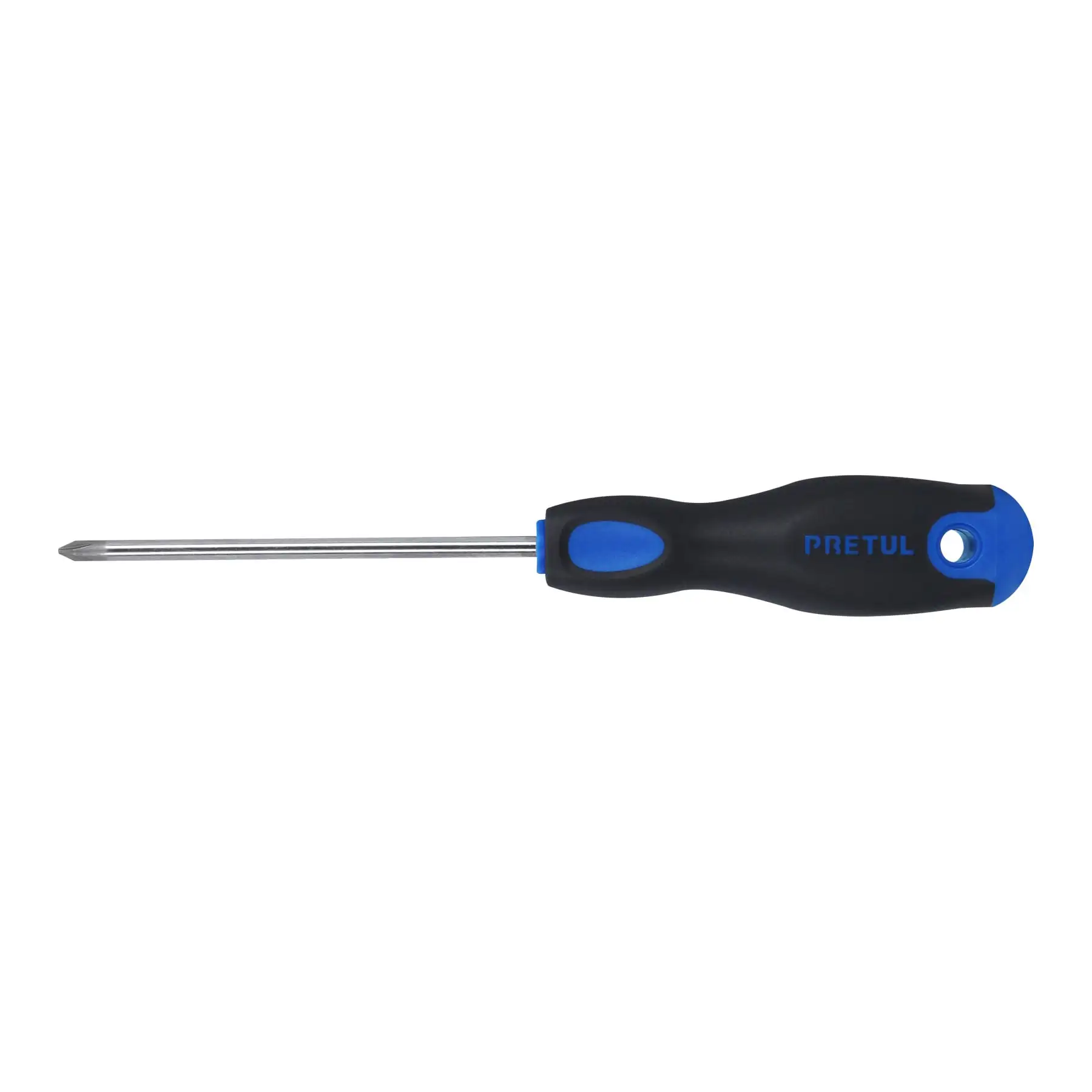 Desarmador de cruz 3/16' x 4' mango Comfort Grip, PRETUL