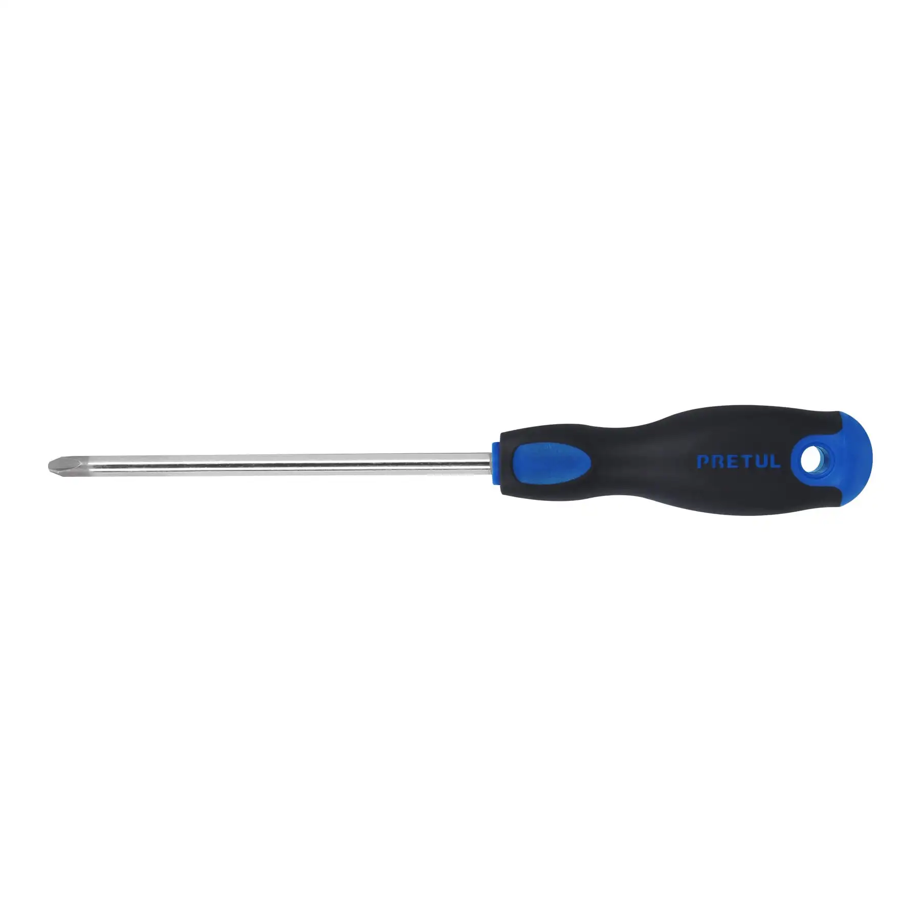 Desarmador de cruz 5/16' x 6' mango Comfort Grip, PRETUL