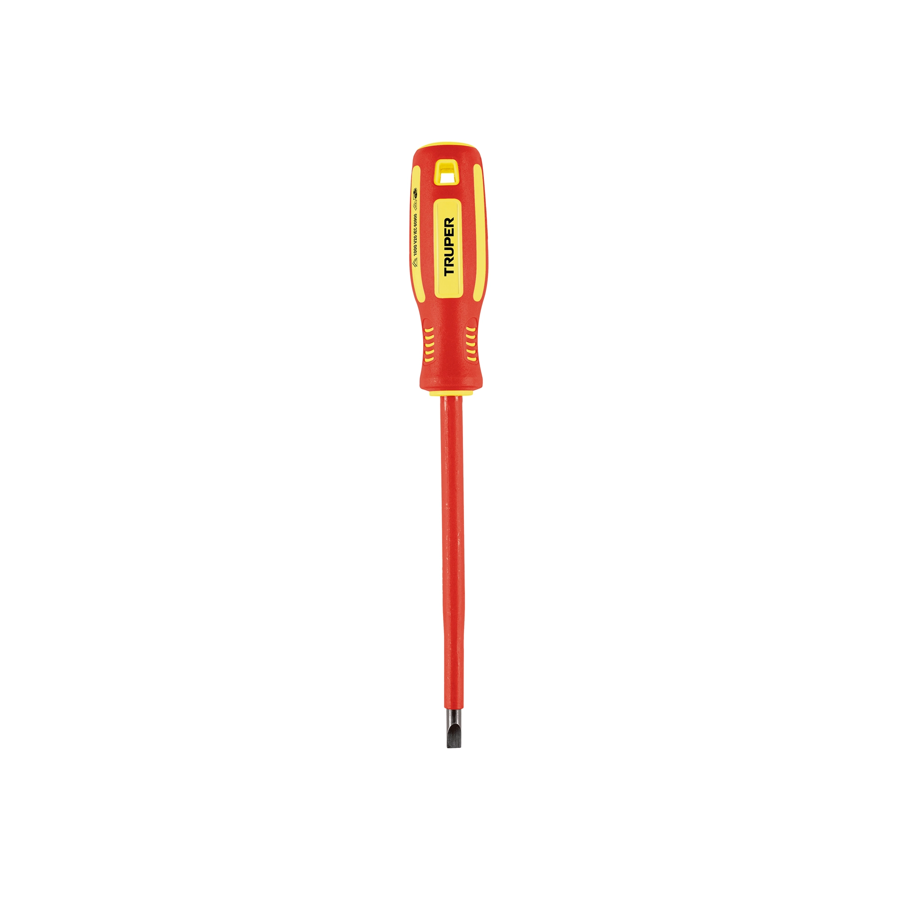 Desarmador dieléctrico plano 1/4' x 6', TRUPER