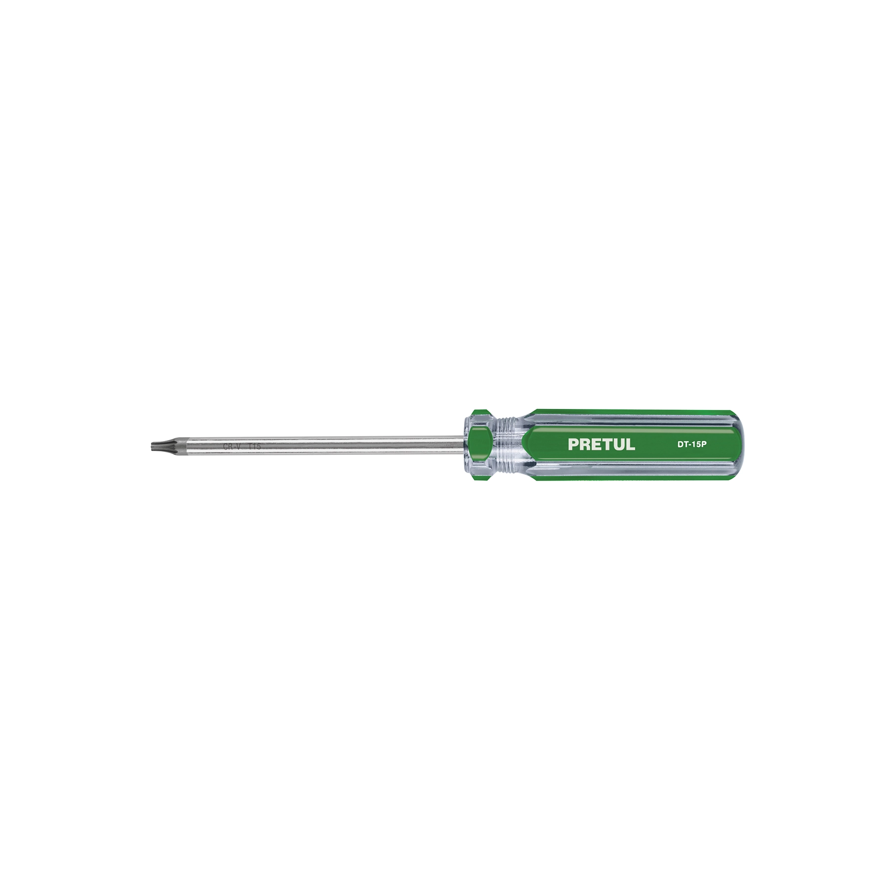 Desarmador punta Torx T 15 mango de PVC, PRETUL