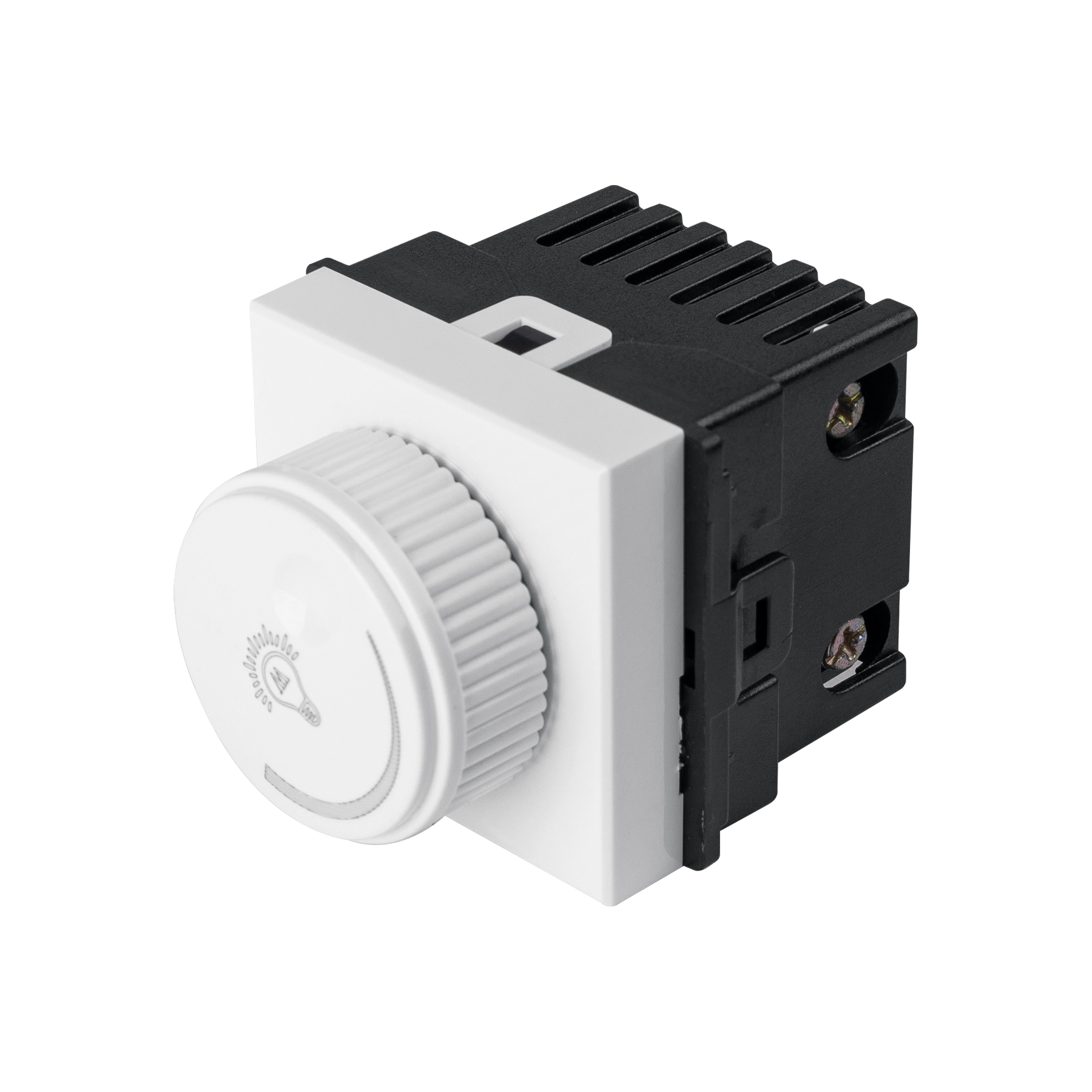 Dimmer giratorio de 1.5 módulos, línea Toledo, BASIC