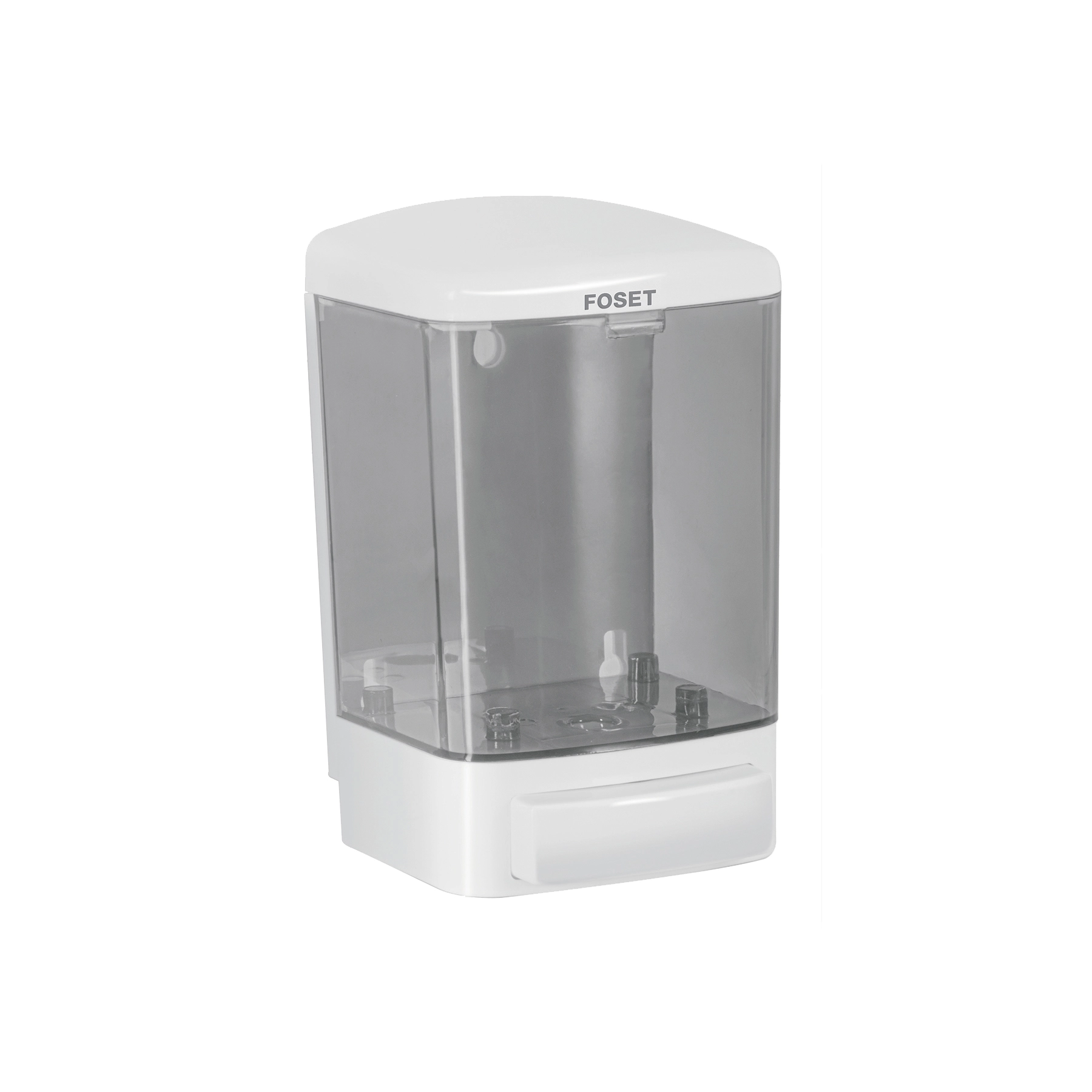 Dosificador para jabón líquido, blanco, FOSET BASIC