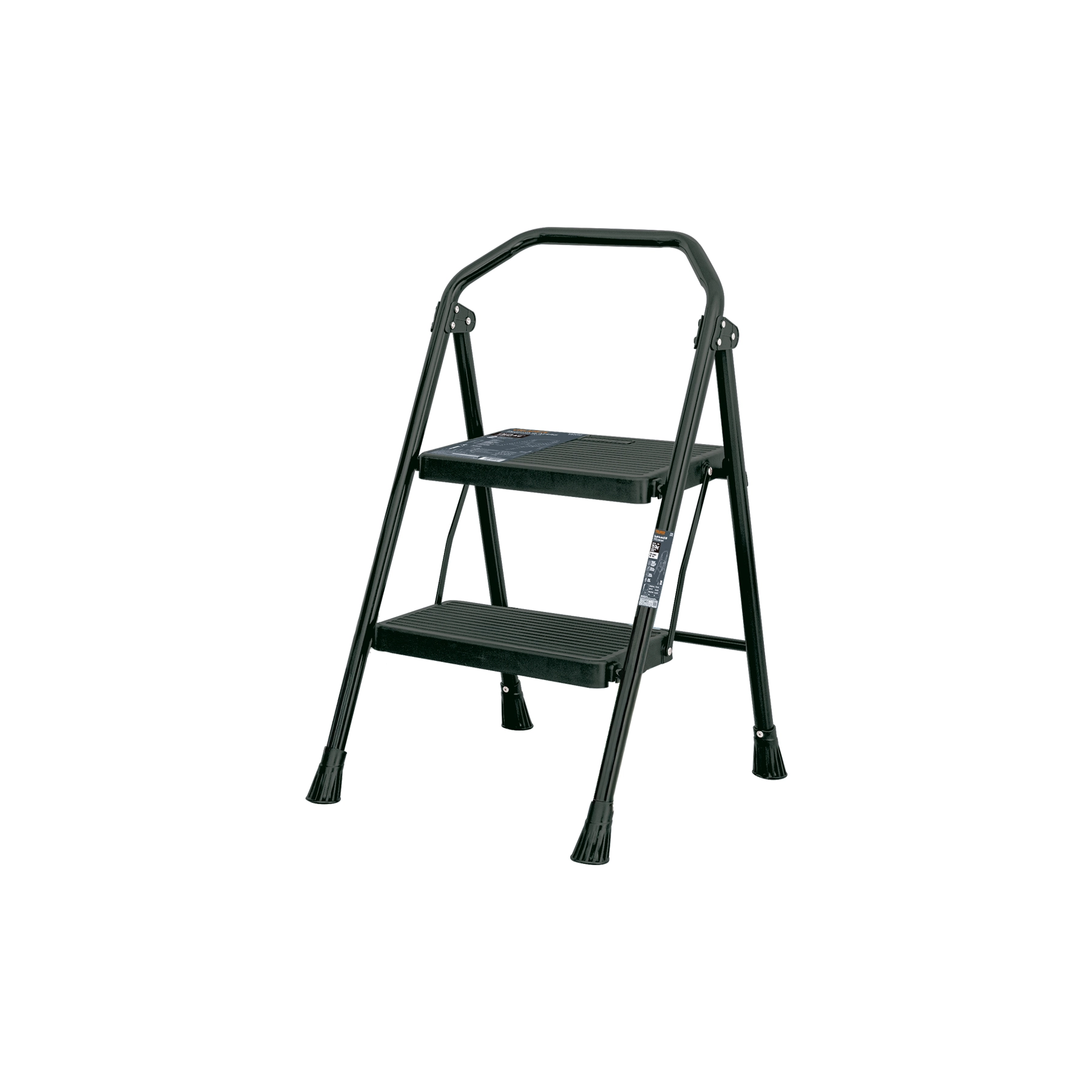 Escalerilla tubular, plegable, 2 peldaños, TRUPER