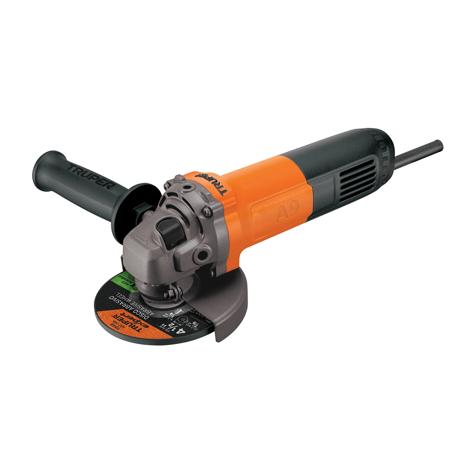 Esmeriladora angular 4-1/2', 800W, TRUPER PRO