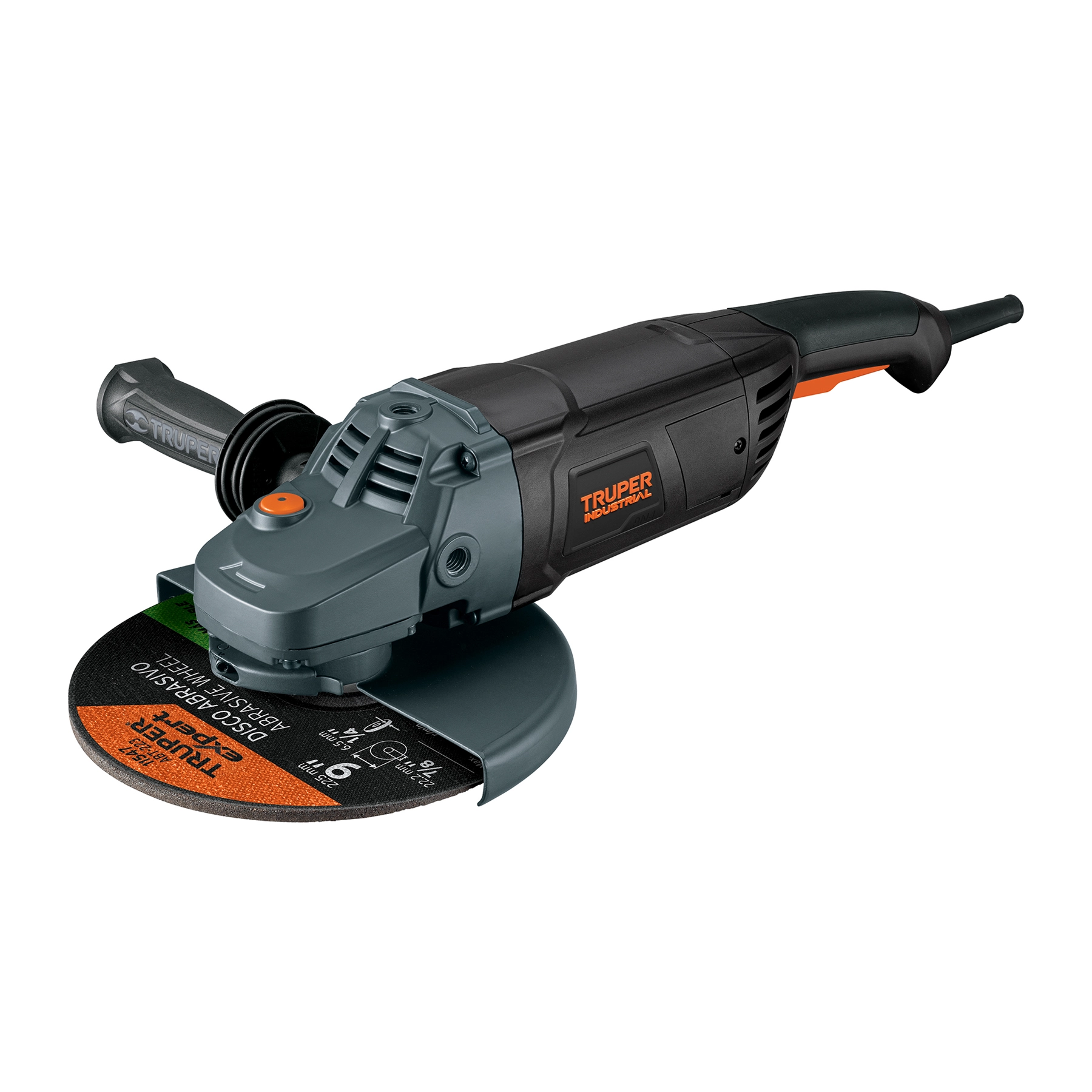 Esmeriladora angular 9', 2450W, TRUPER INDUSTRIAL