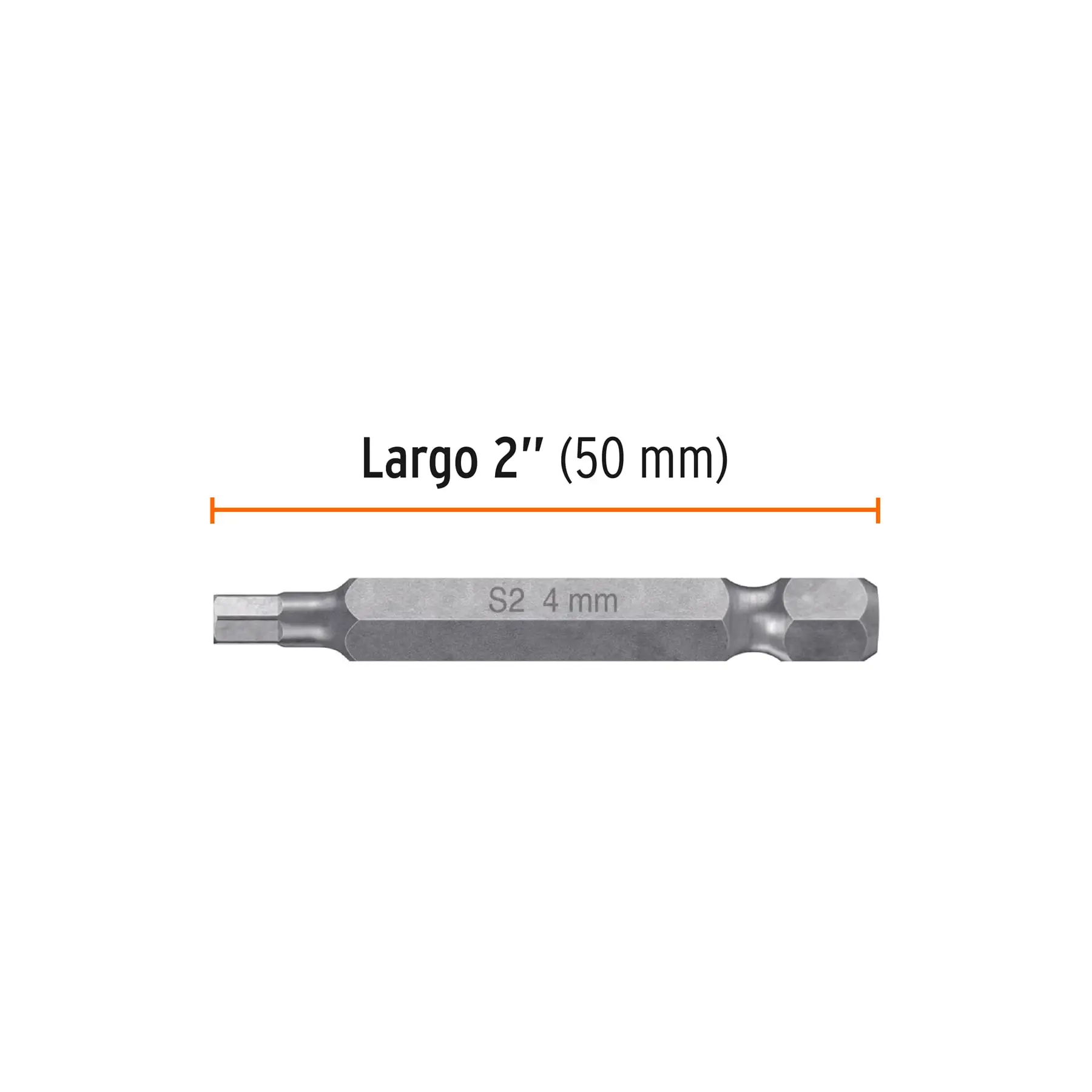 Estuche con 5 puntas hexagonales de 4 mm largo 2', EXPERT