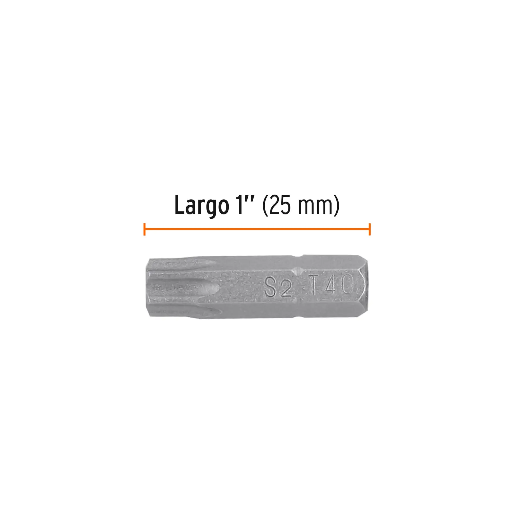 Estuche con 5 puntas torx T40 largo 1', TRUPER EXPERT