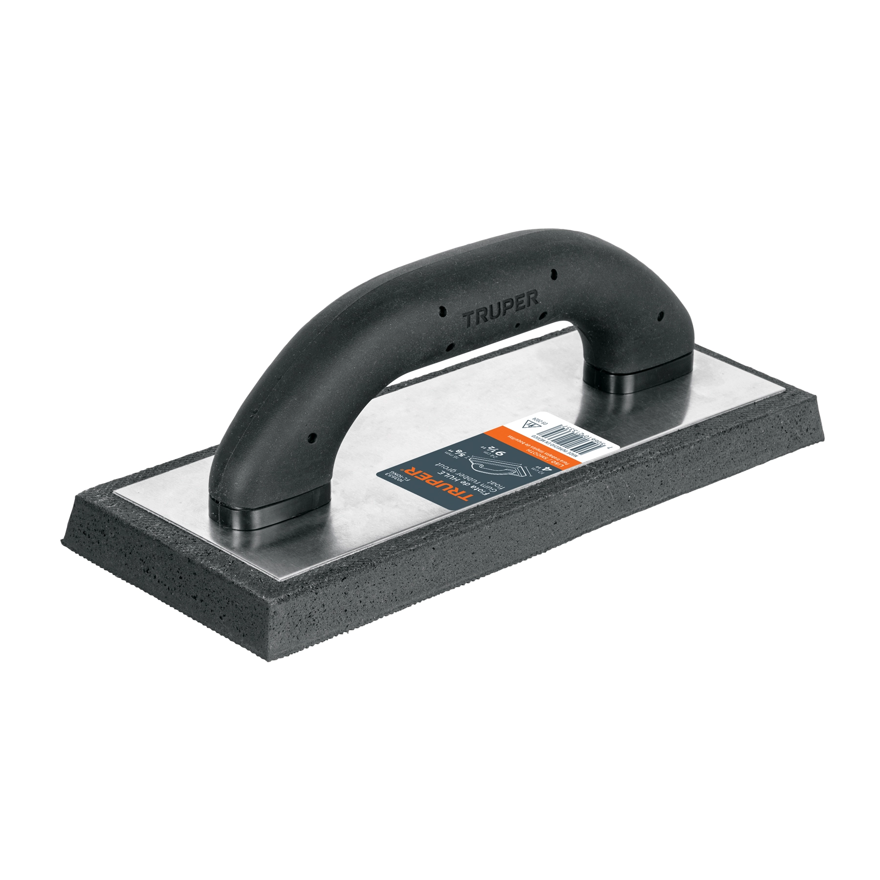 Flota de hule 9 1/2', esp. 5/8', acabado fino, Comfort Grip