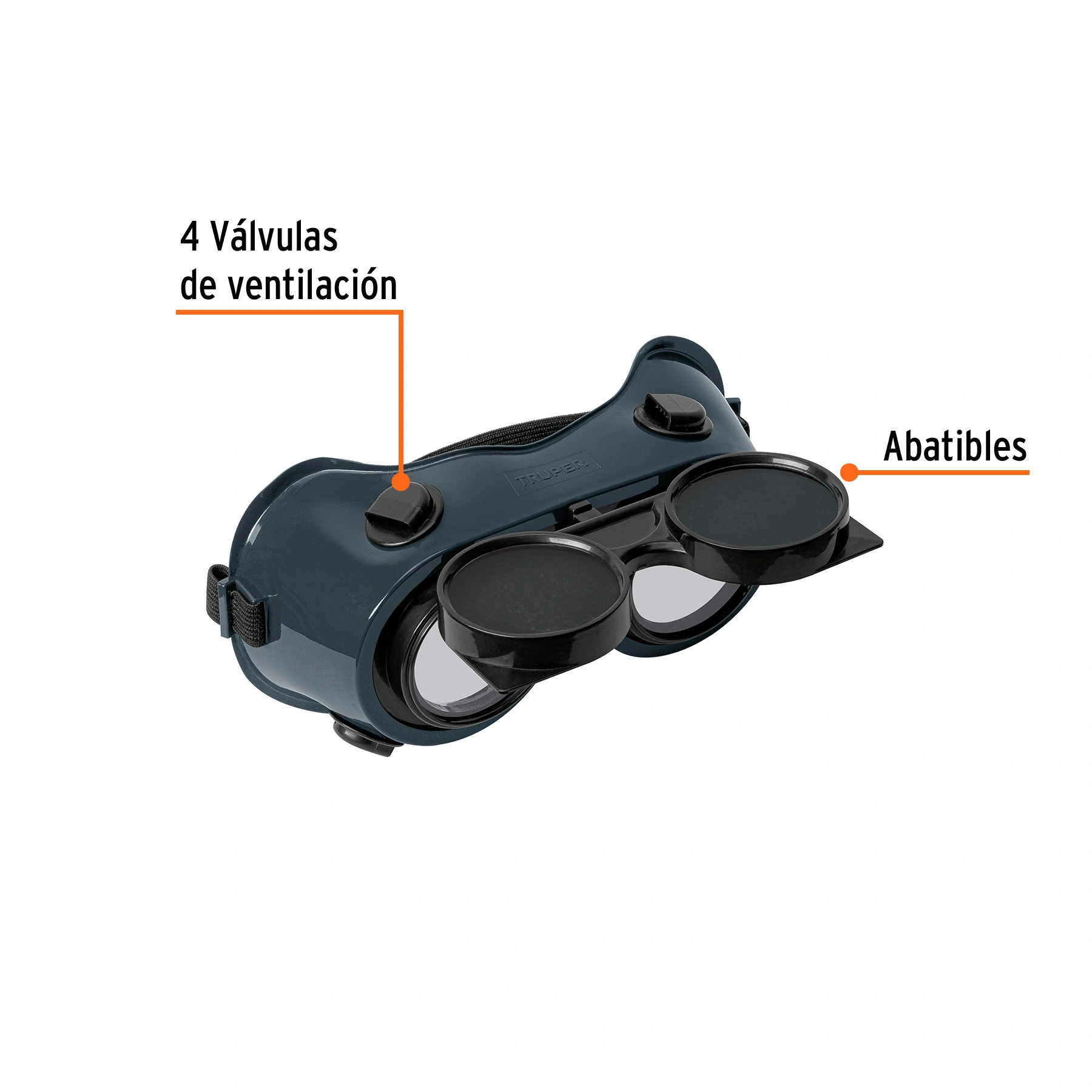 Gafas para soldadura con oxiacetileno, sombra 6, TRUPER