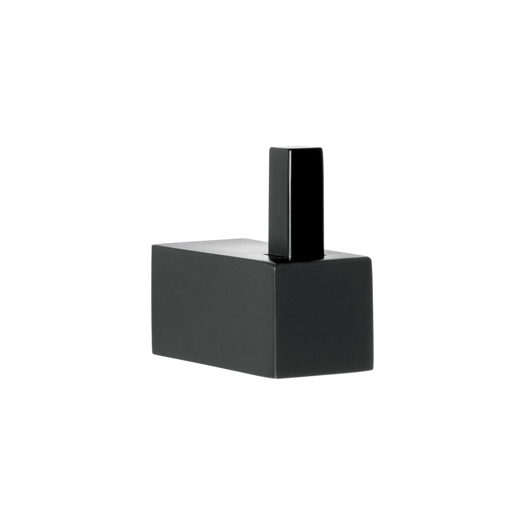 Gancho sencillo para toallas, negro, FOSET KUBO