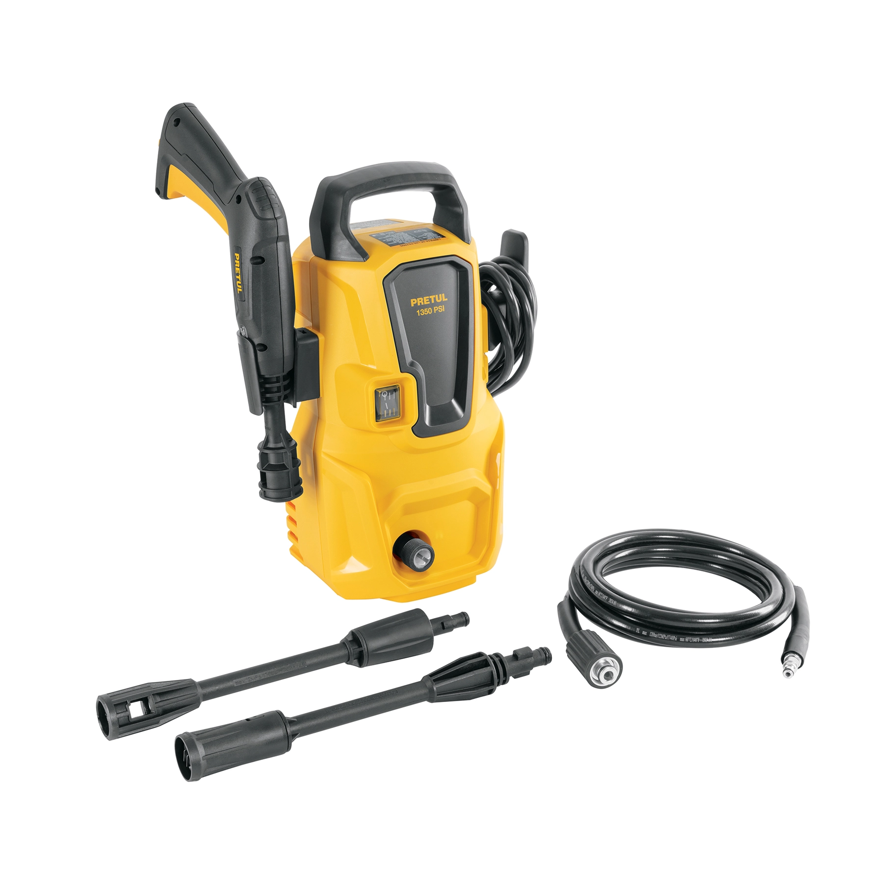 Hidrolavadora eléctrica 1350 PSI, PRETUL