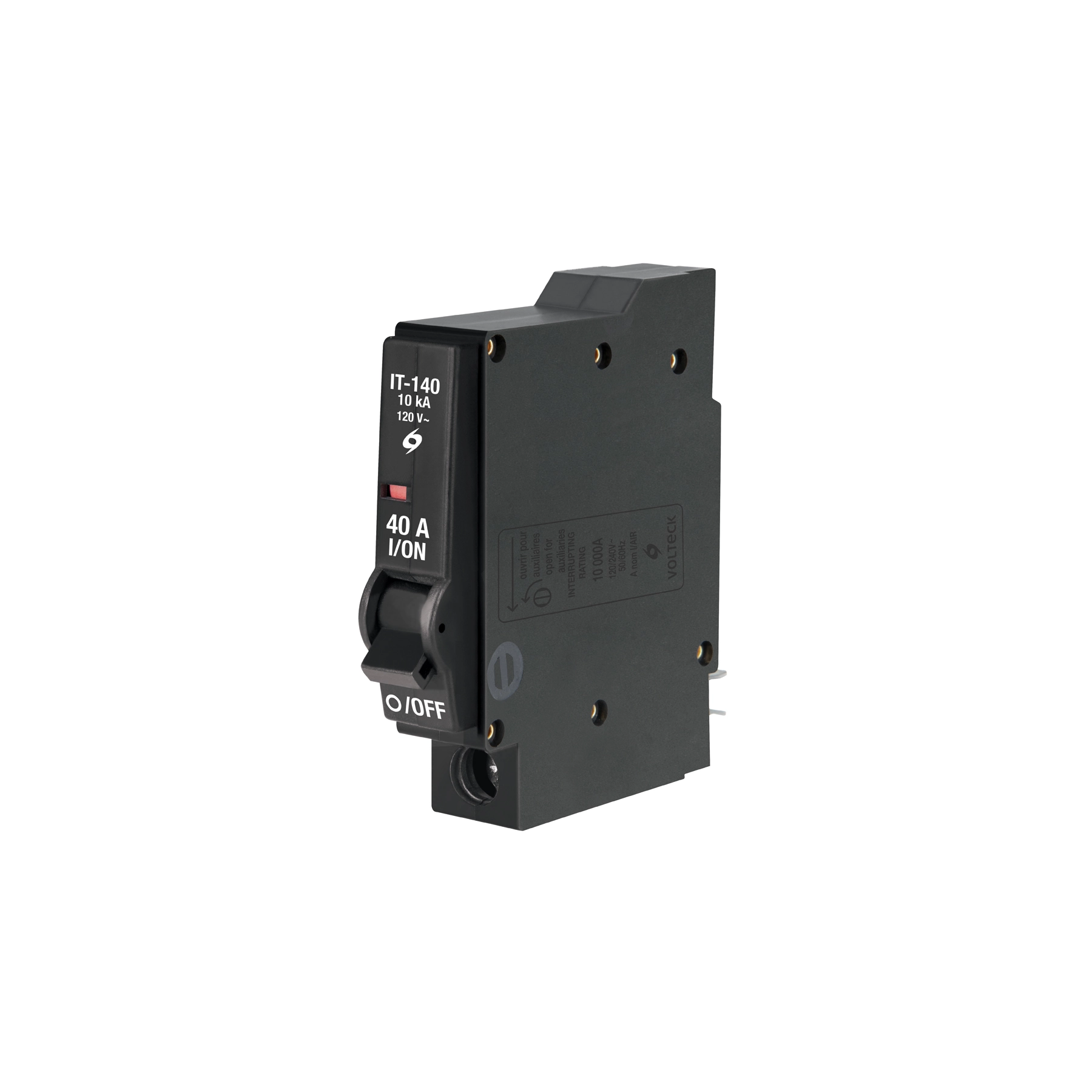 Interruptor de 1 polo 40A, enchufable, VOLTECK
