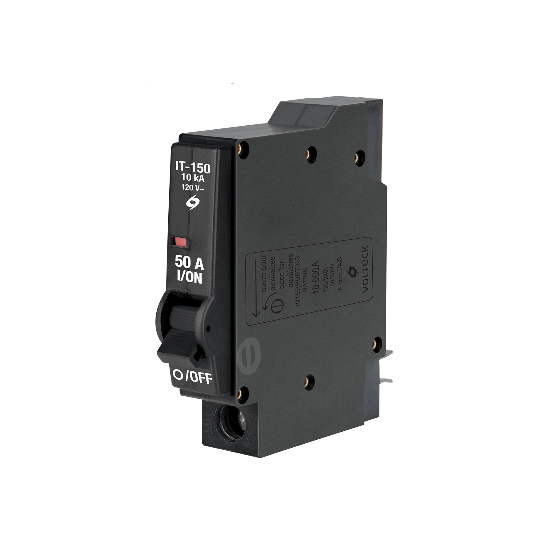Interruptor de 1 polo 50A, enchufable, a granel, VOLTECK