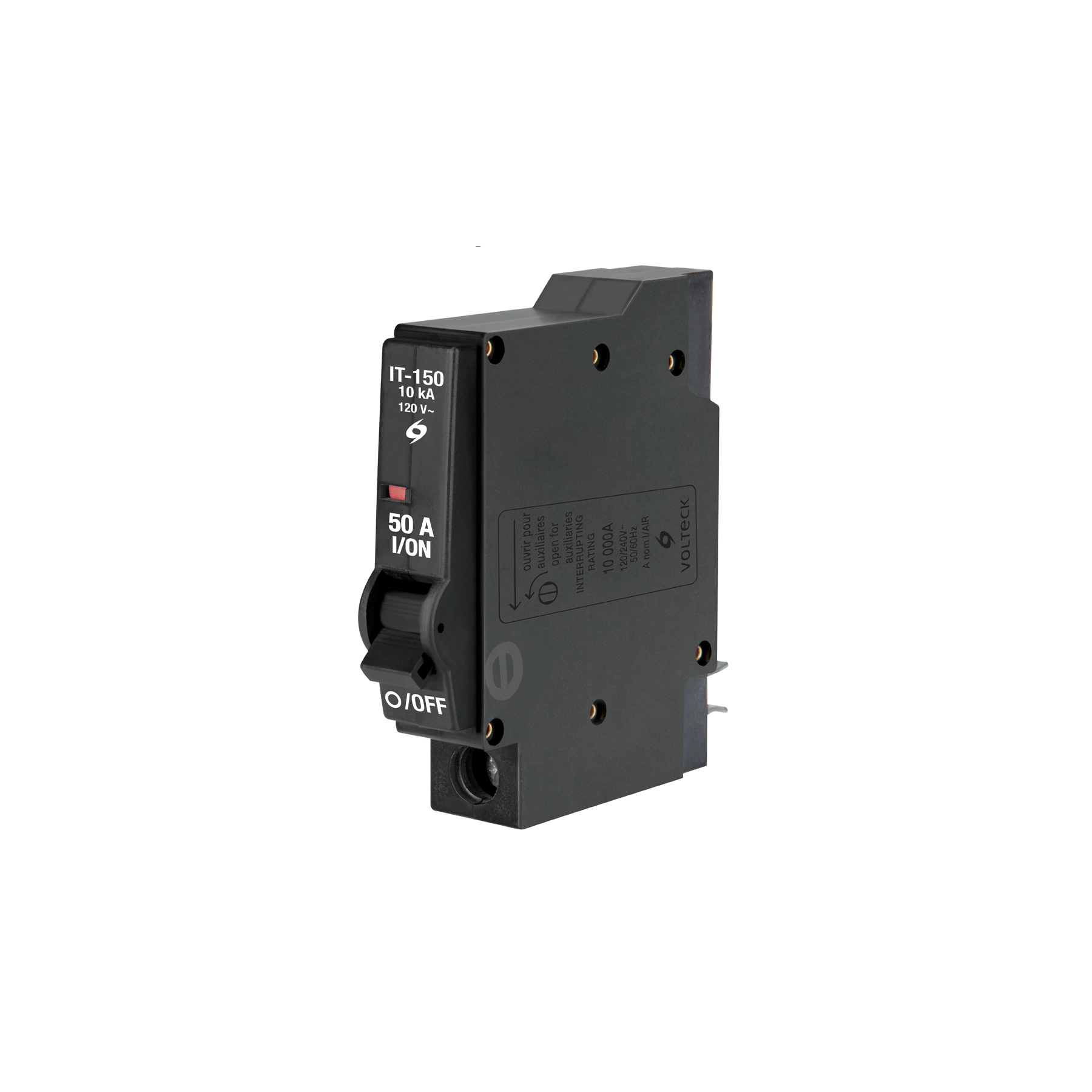 Interruptor de 1 polo 50A, enchufable, VOLTECK