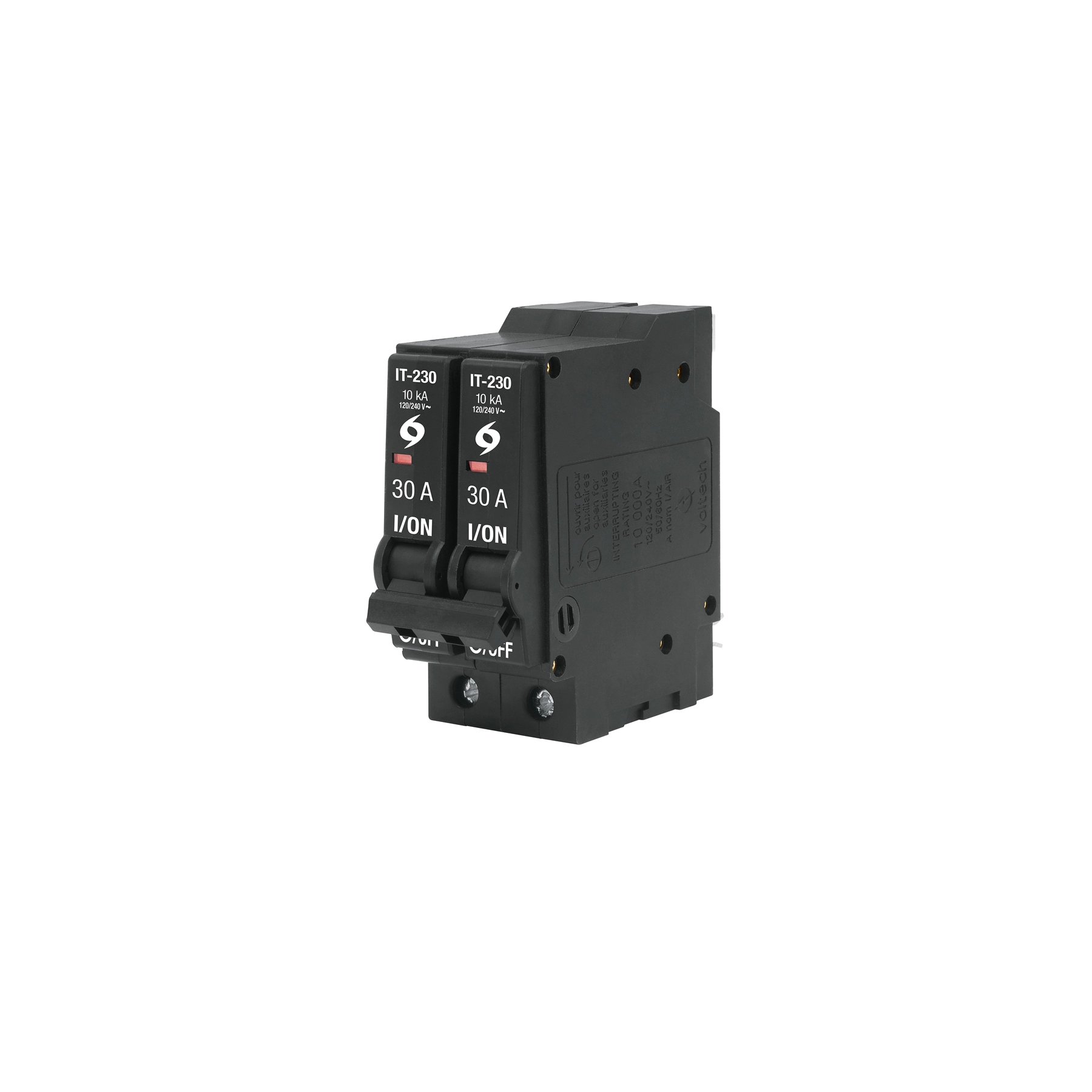 Interruptor de 2 polos 30A, enchufable, VOLTECK