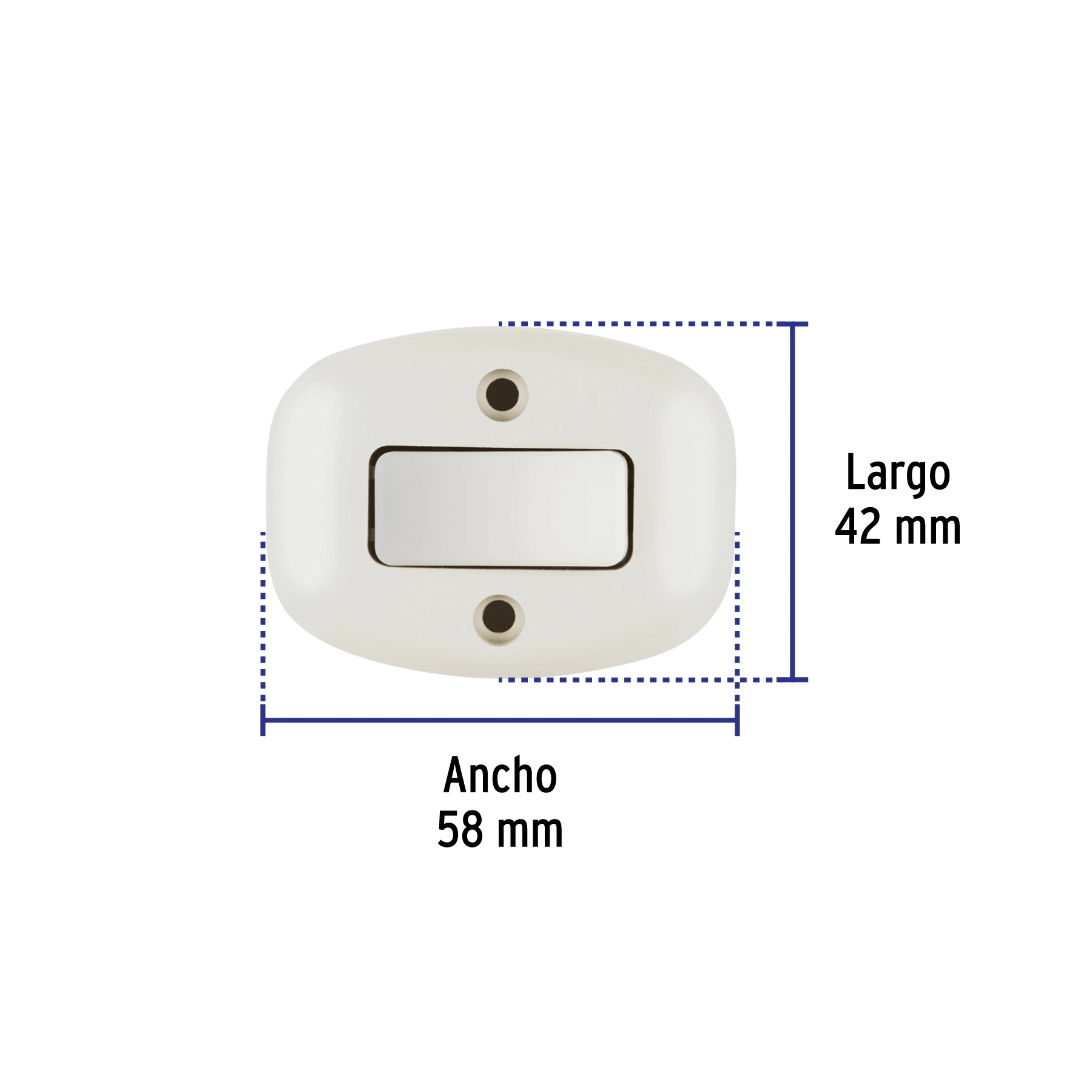 Interruptor de sobreponer sencillo, VOLTECK