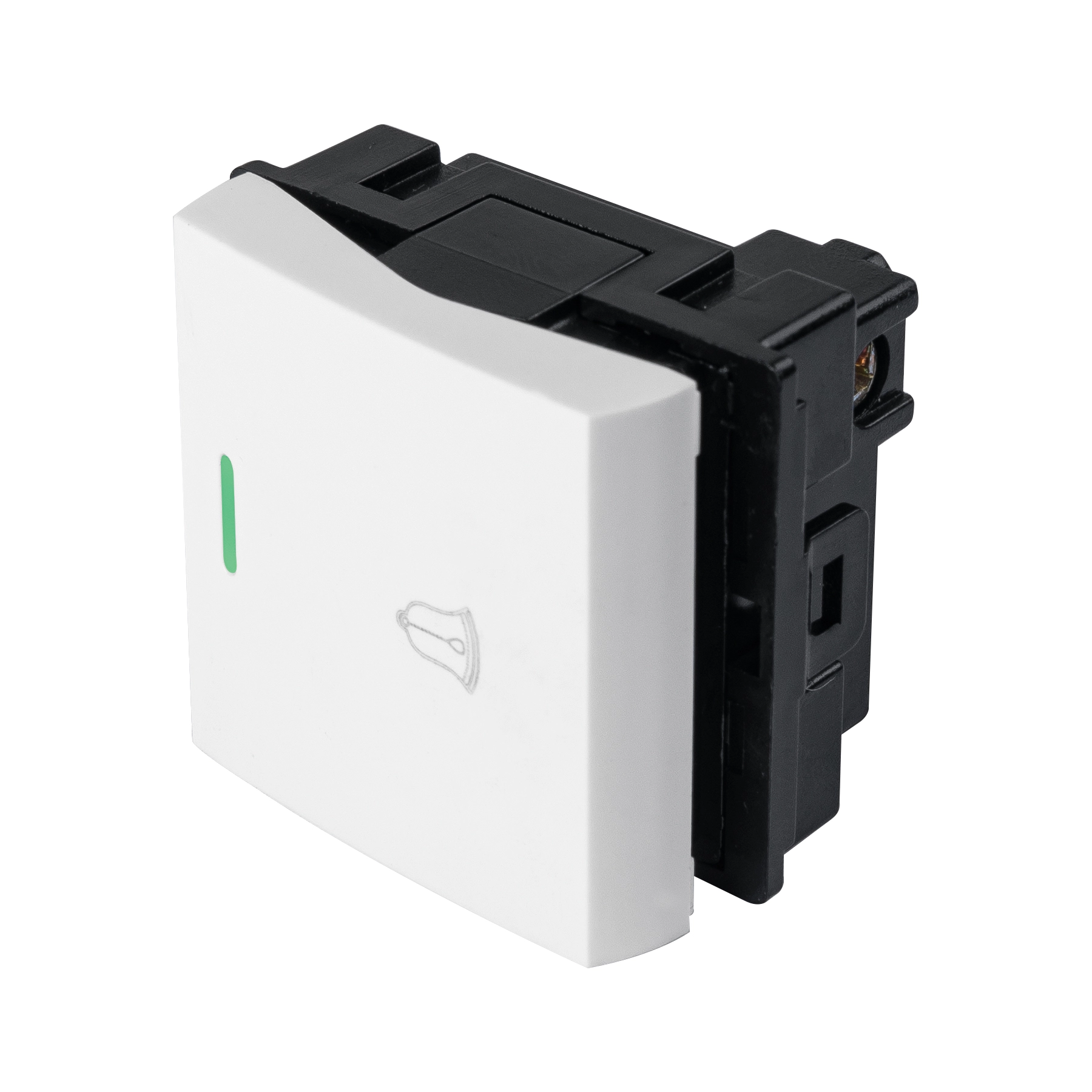 Interruptor para timbre, 1.5 módulos, línea Toledo, BASIC