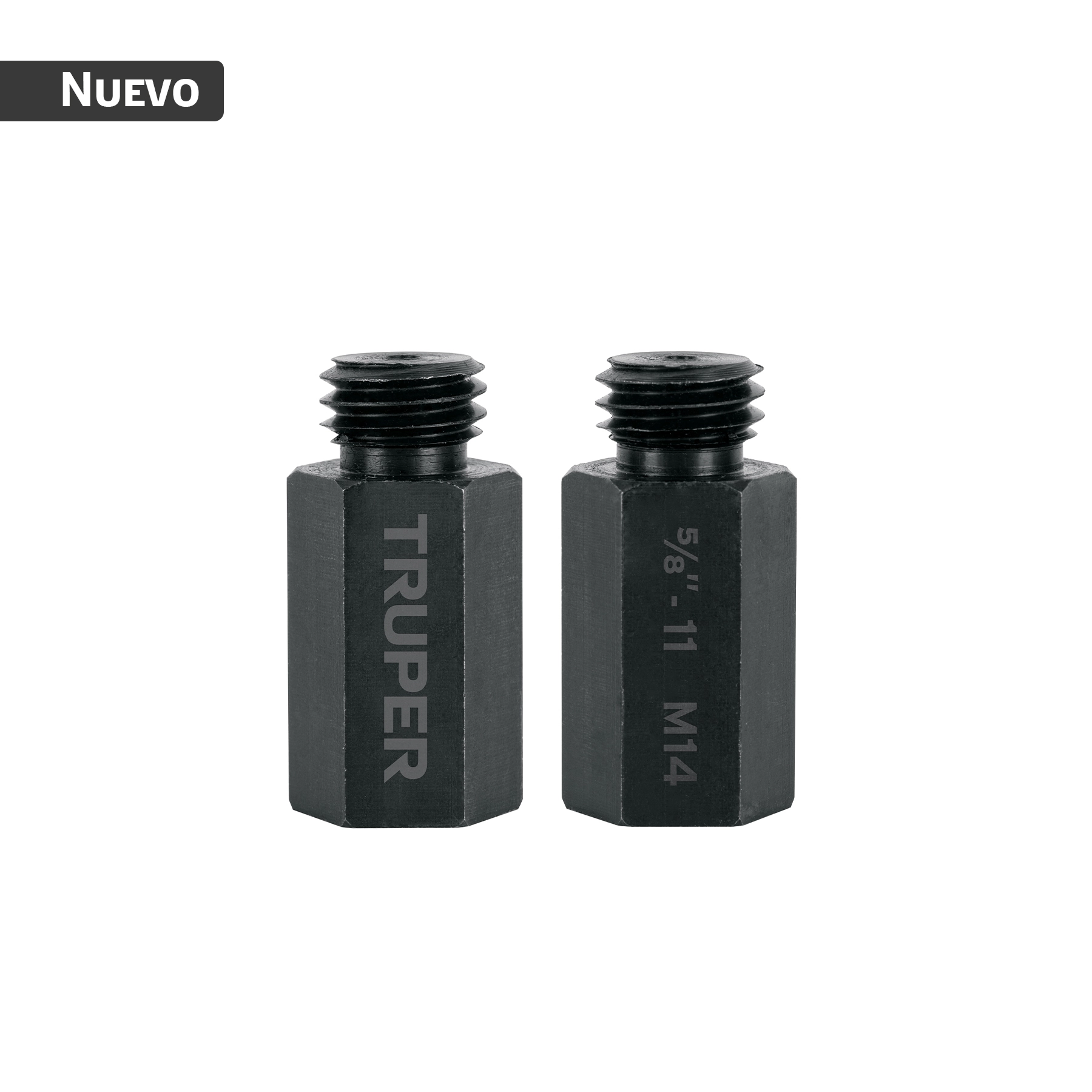 Juego 2 adaptadores para borlas doble cara, M14, TRUPER