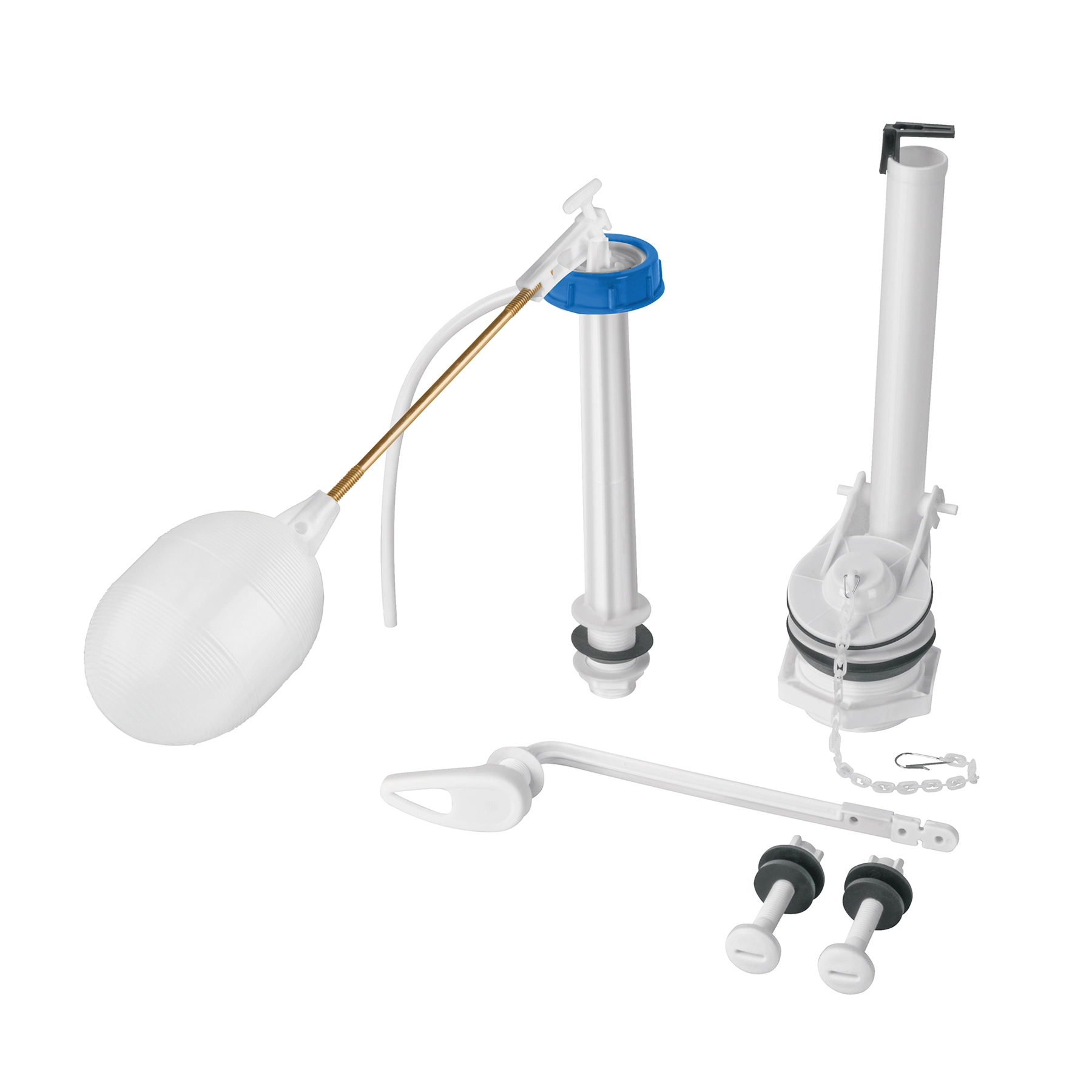 Juego accesorios para WC, 2' con flotador tradicional, BASIC