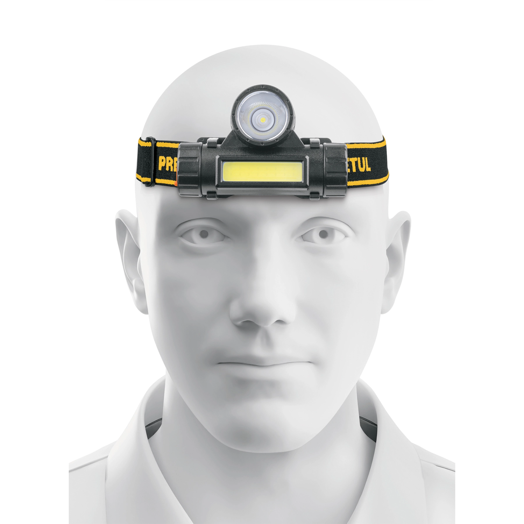 Linterna de minero LED 180 lm, con imán, recargable, PRETUL