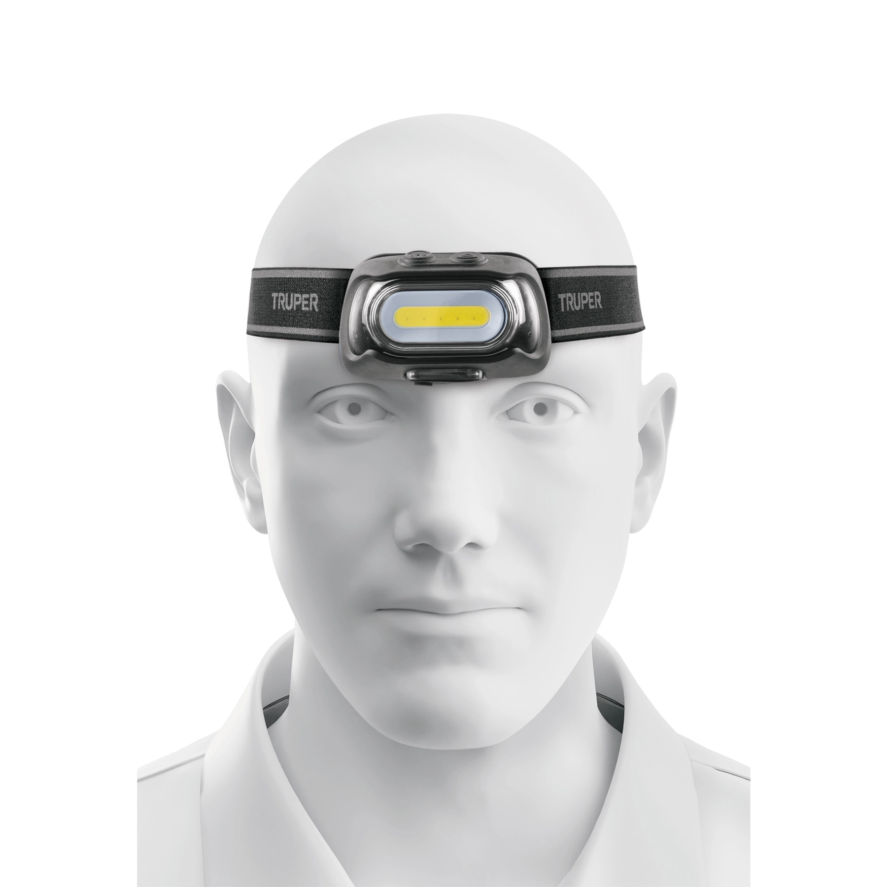Linterna de minero LED 460 lm con sensor, recargable, TRUPER