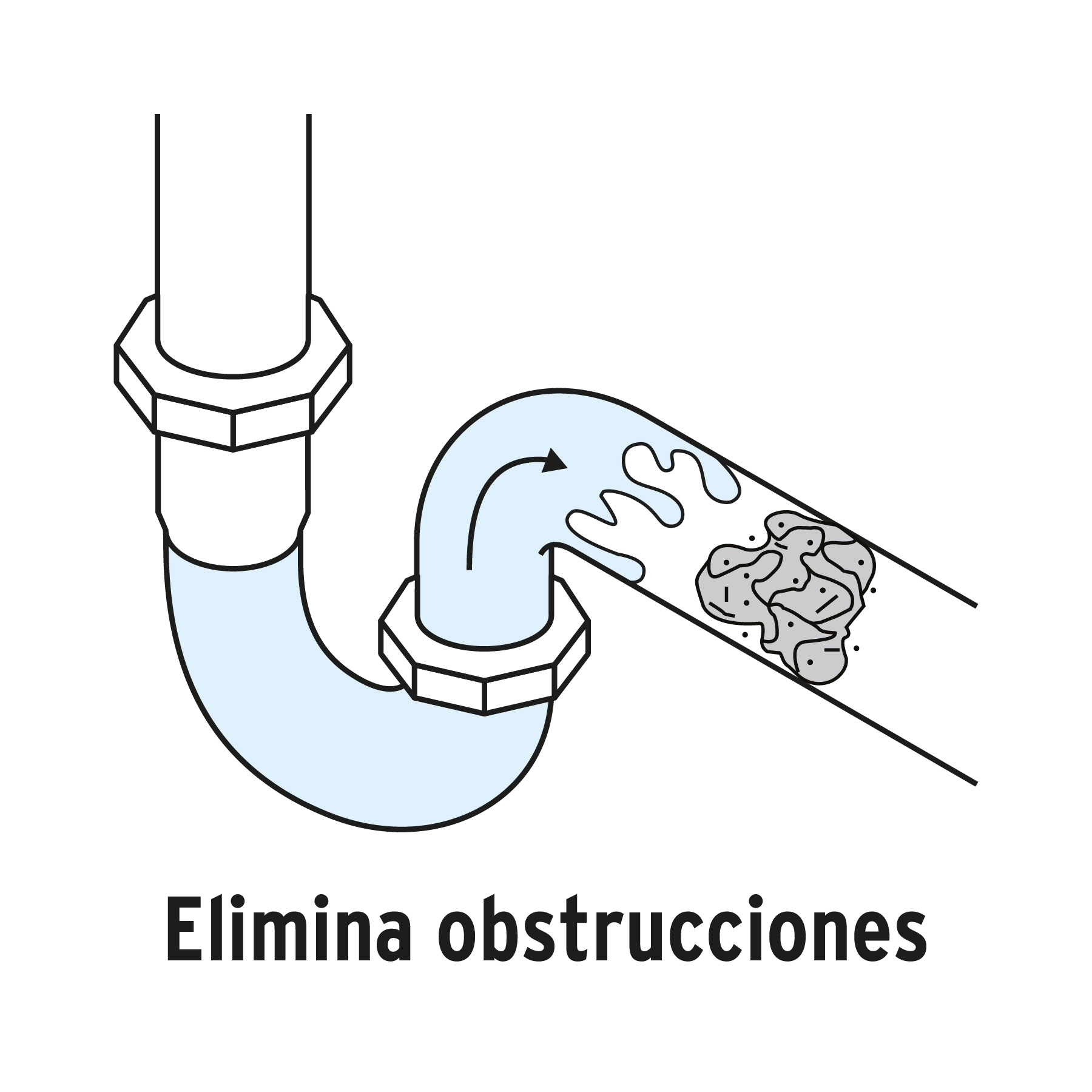 Líquido destapacaños de 1 L, KLINTEK