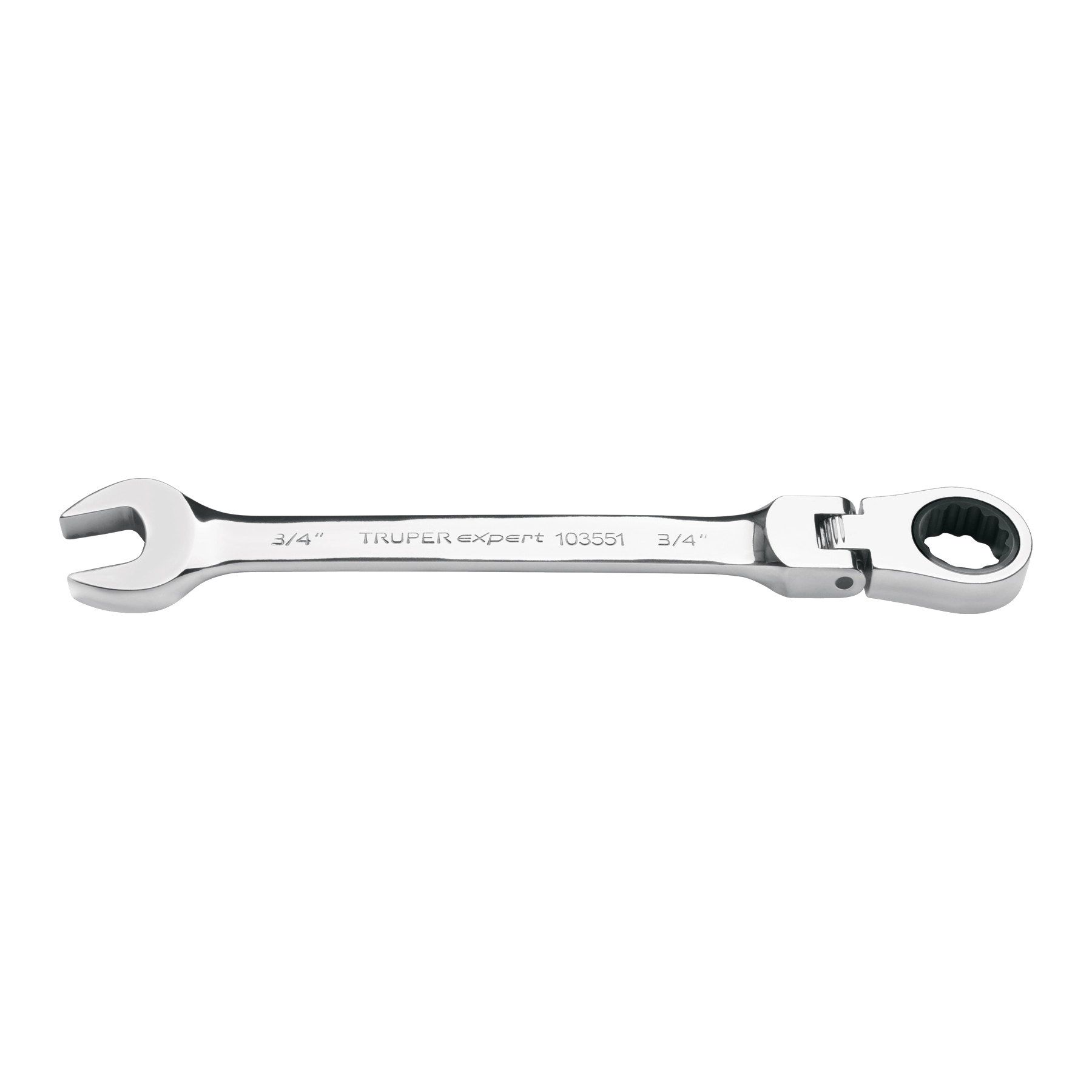 Llave combinada con matraca 3/4' flexible, EXPERT