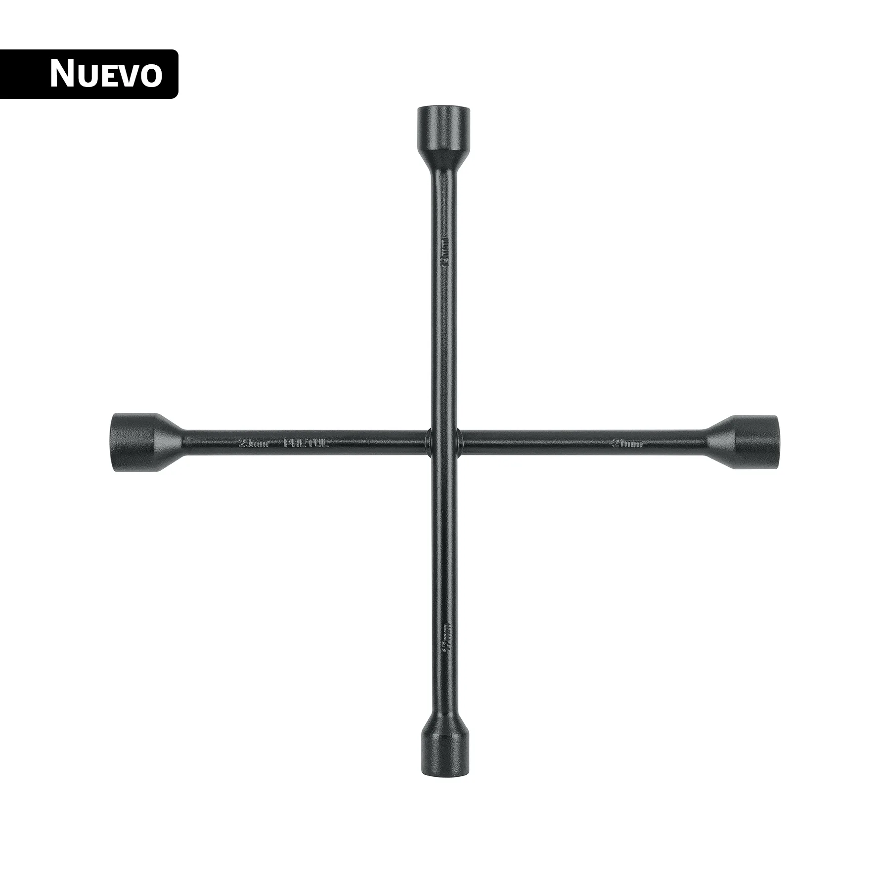 Llave de cruz 14', bocas 17, 19, 21 y 23 mm, PRETUL