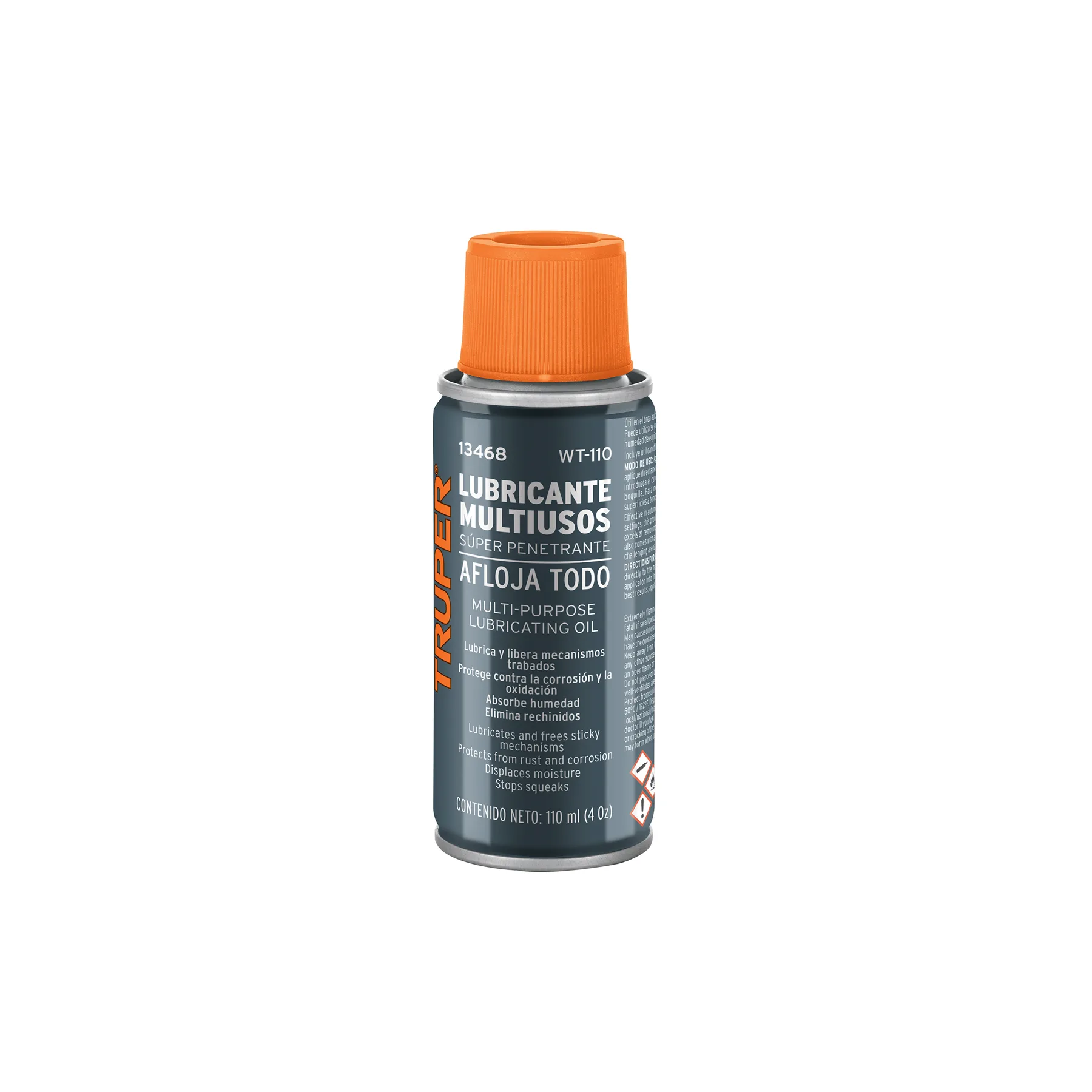 Lubricante multiusos en aerosol, 110ml (4oz), TRUPER