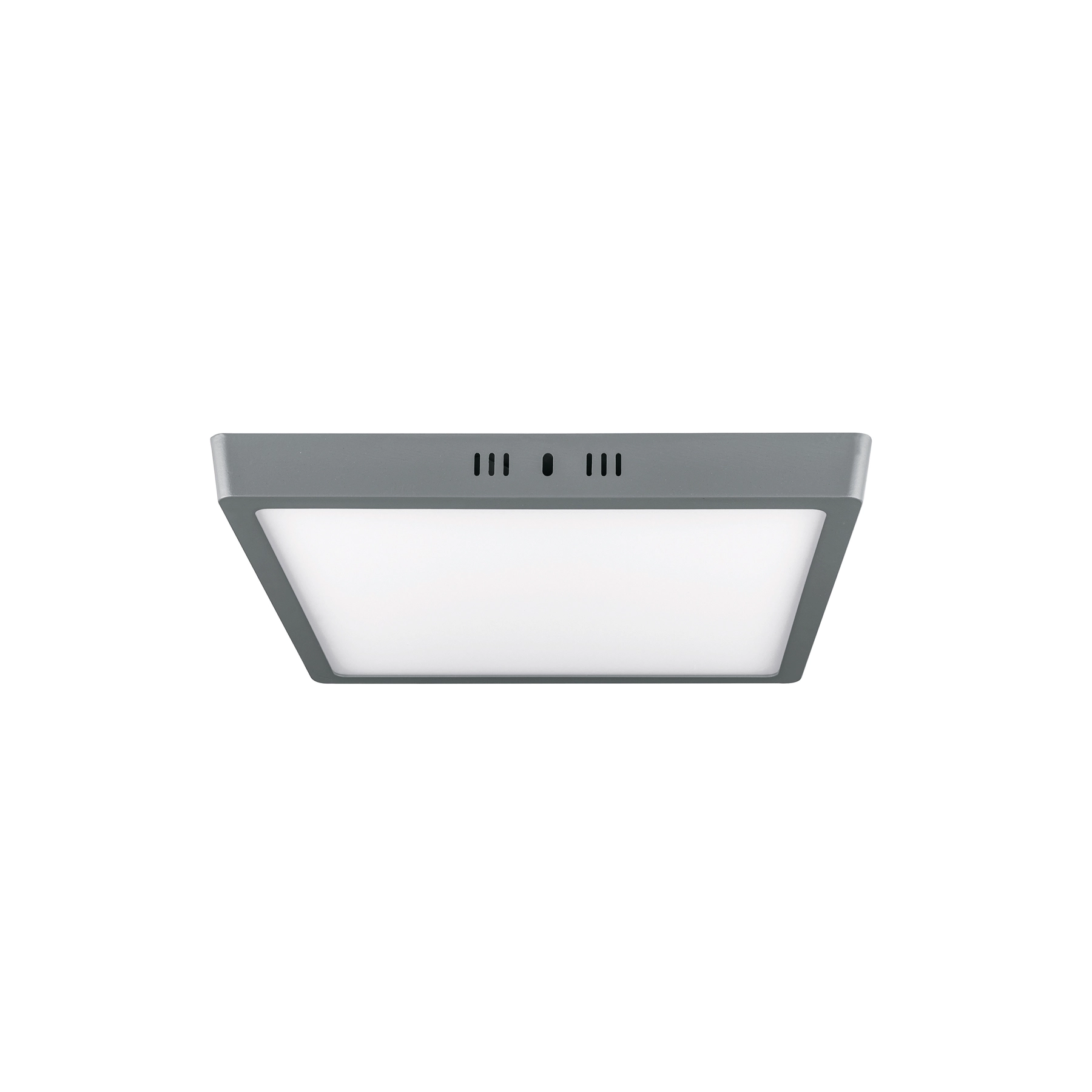 Luminario LED plafón 24W 6500K, cuadrado, gris, VOLTECK
