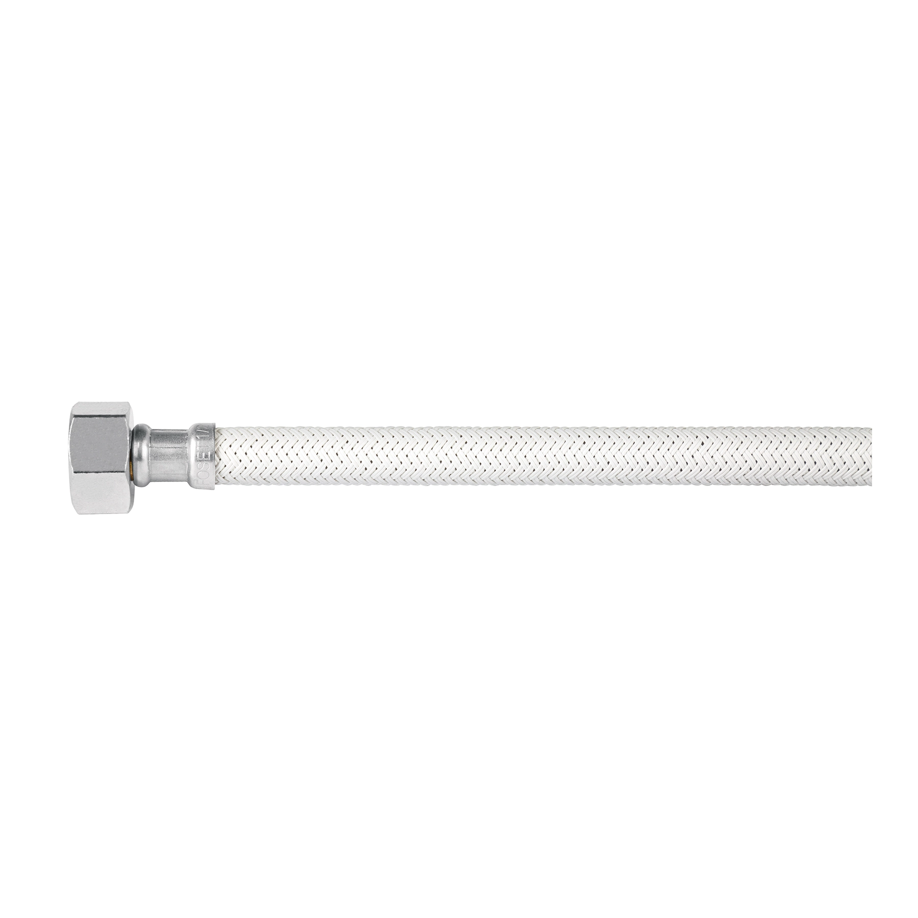 Manguera lavabo/fregadero, vinilo blanco, 1/2' x 1/2', 40 cm