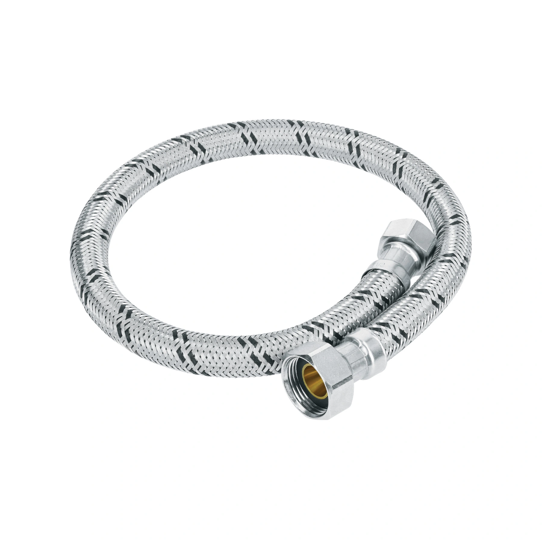 Manguera para boiler, acero inox. 1/2'H x 3/4'H, 60 cm