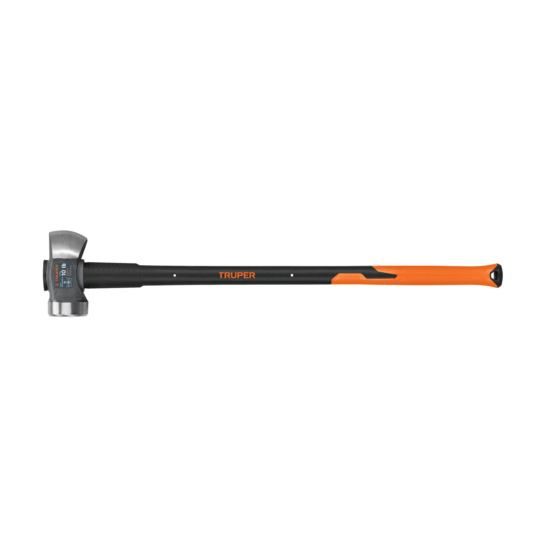 Marro demoledor 10 lb, mango fibra de vidrio 36', TRUPER